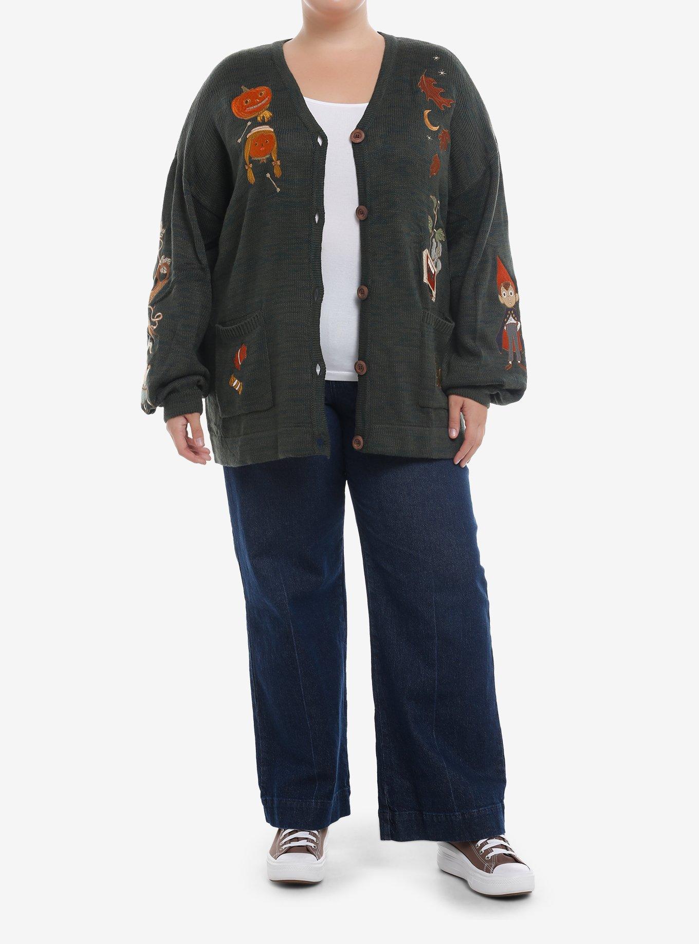 Over The Garden Wall Icons Girls Cardigan Plus Size, MULTI, alternate