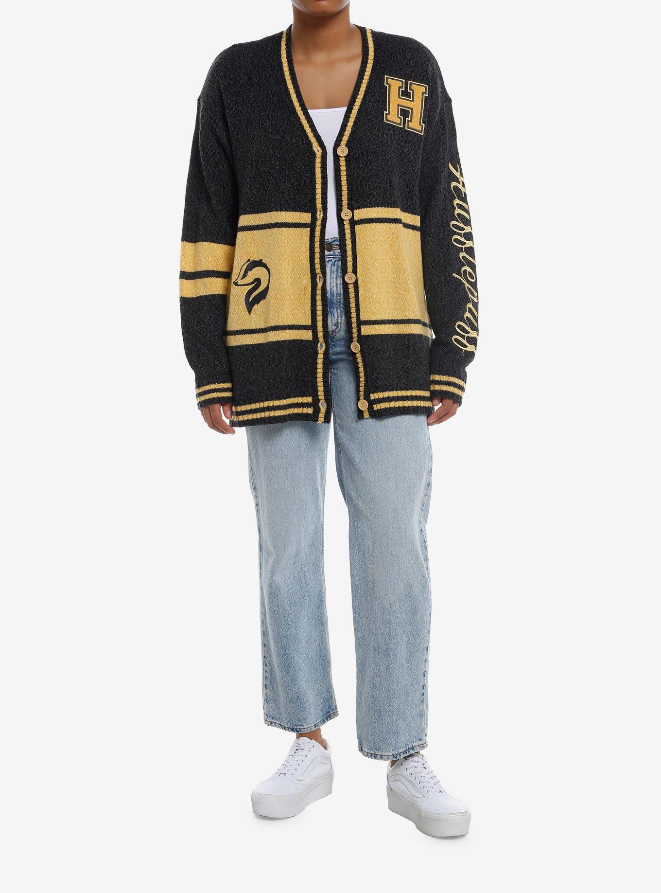 Harry Potter Hufflepuff Varsity Girls Cardigan, , hi-res