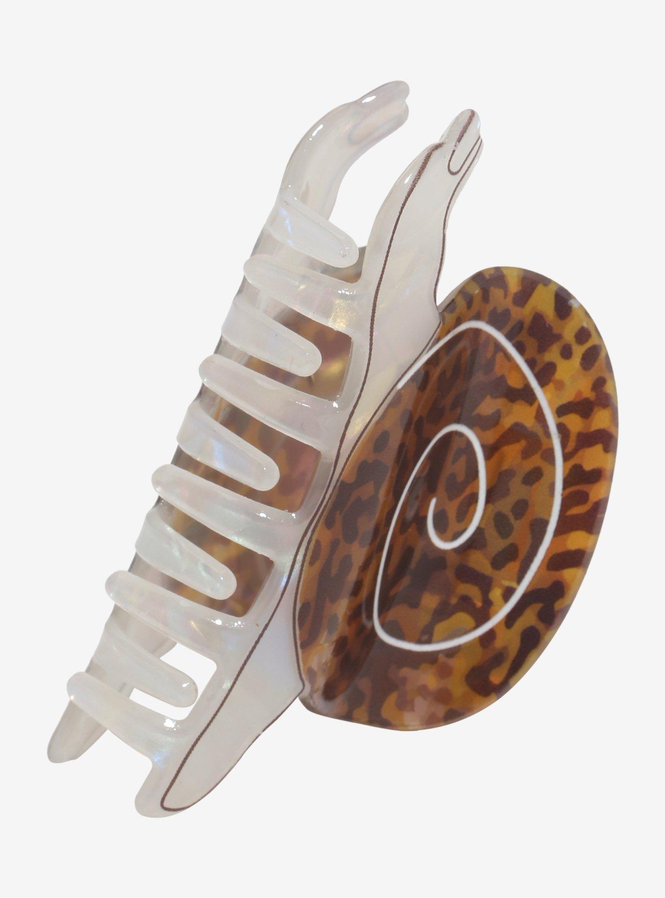 Thorn & Fable Iridescent Snail Claw Hair Clip, , alternate
