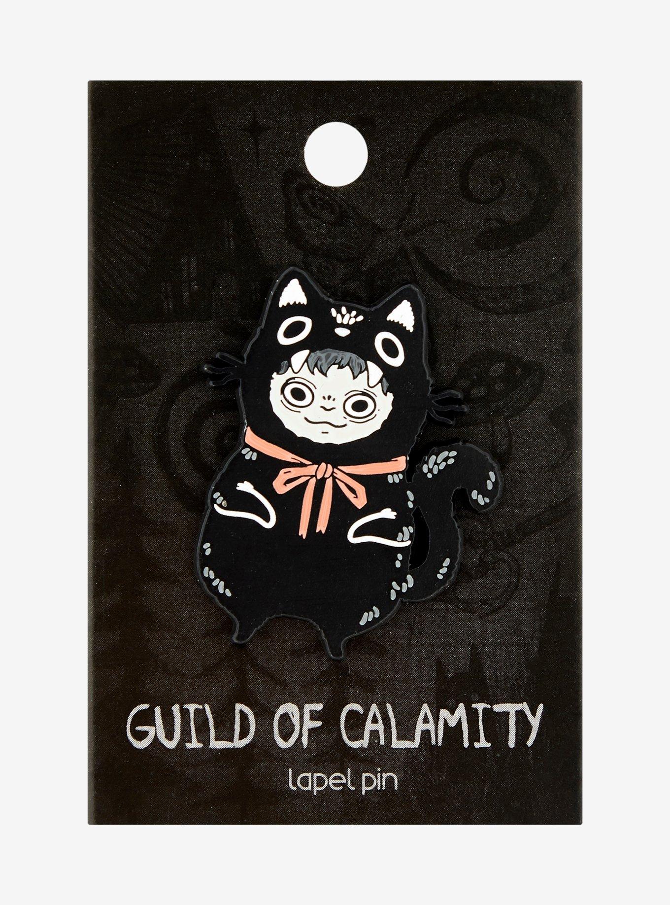 Black Cat Costume Enamel Pin By Guild Of Calamity, , alternate