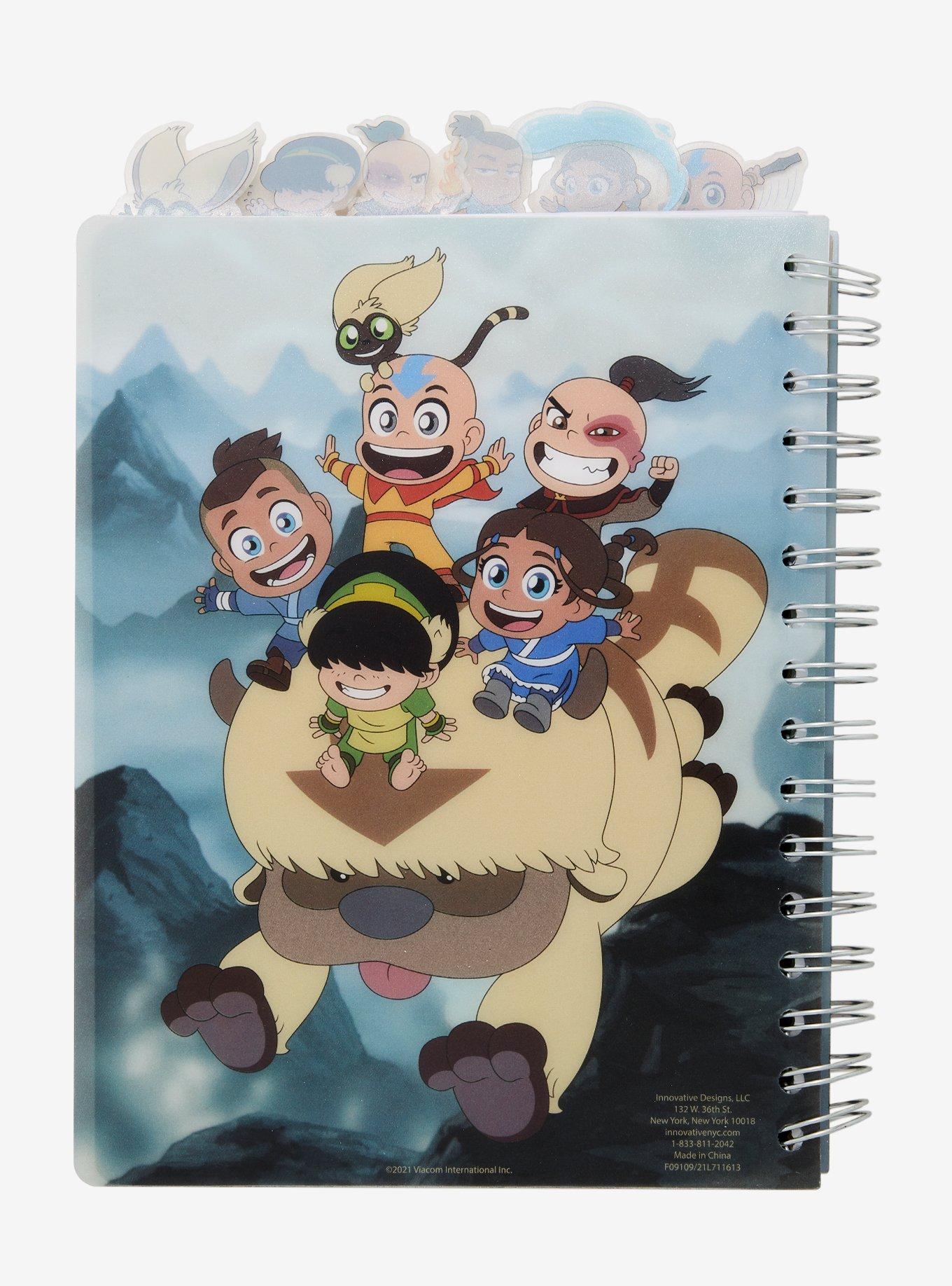 Avatar: The Last Airbender Aang and Friends Tab Journal — BoxLunch Exclusive, , hi-res