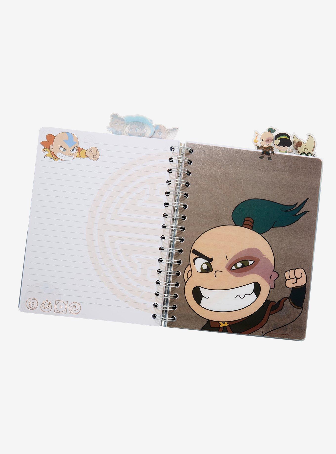 Avatar: The Last Airbender Aang and Friends Tab Journal — BoxLunch Exclusive, , alternate