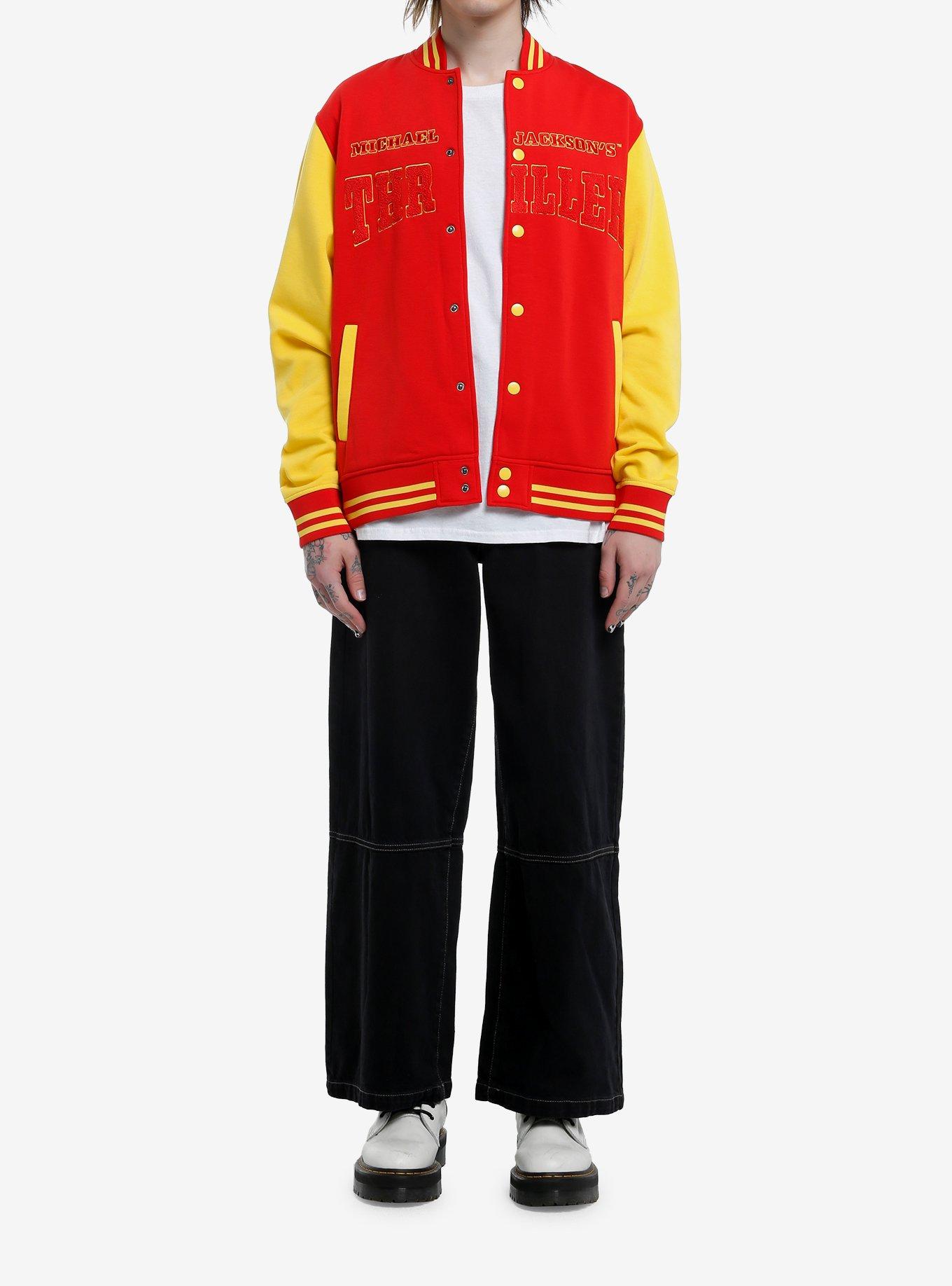 Michael Jackson Thriller Varsity Jacket, MULTI, alternate