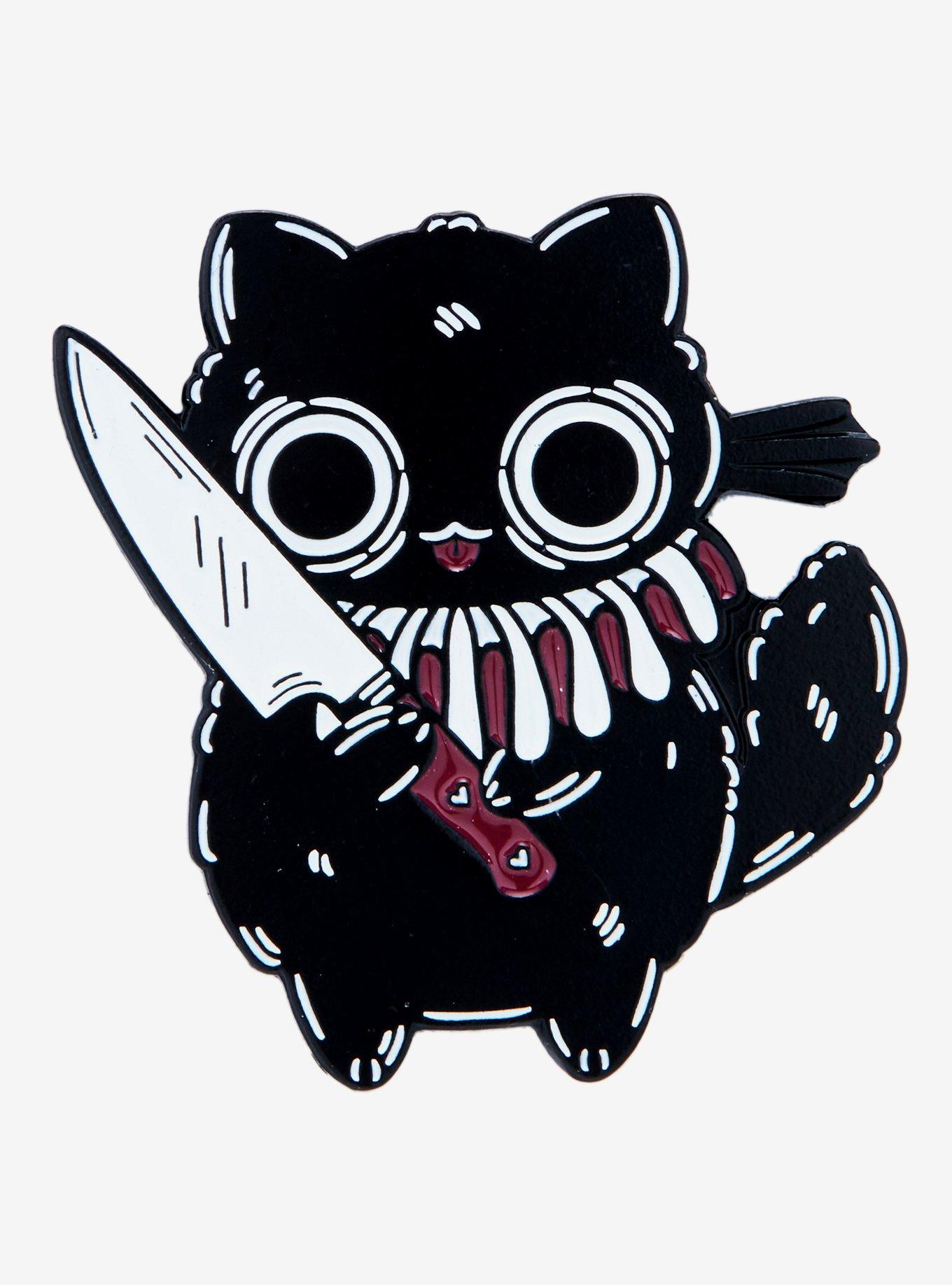 Cat Clown Enamel Pin By Pvmpkin Art, , alternate