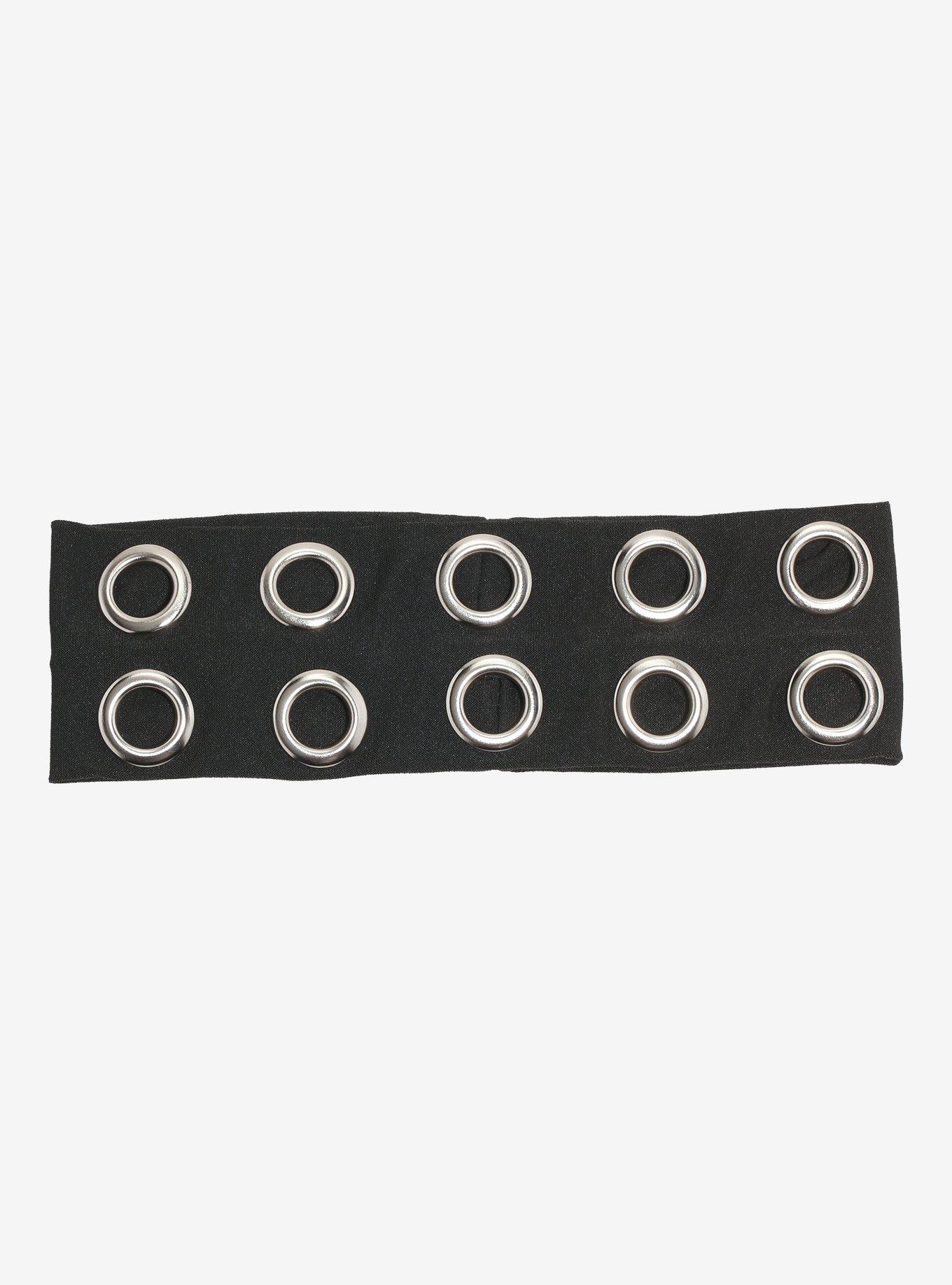 Social Collision Black Grommet Headband