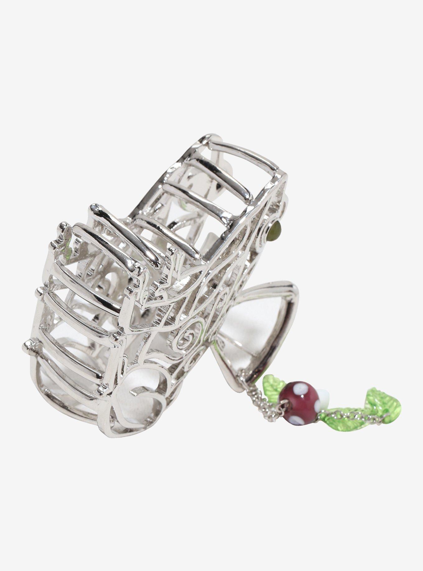 Thorn & Fable Frog Outline Charm Claw Hair Clip, , hi-res