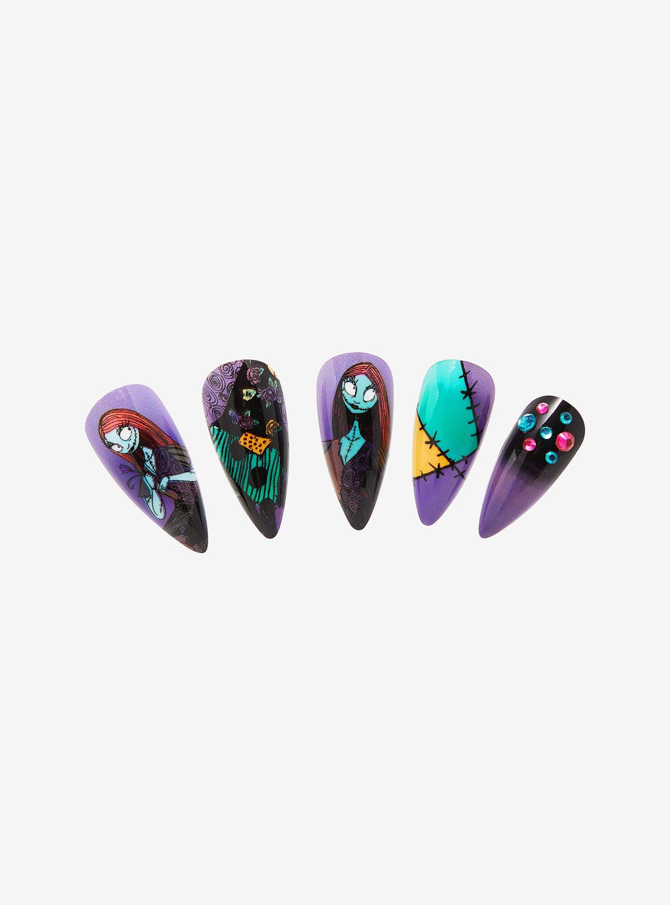 The Nightmare Before Christmas Sally Faux Nail Set