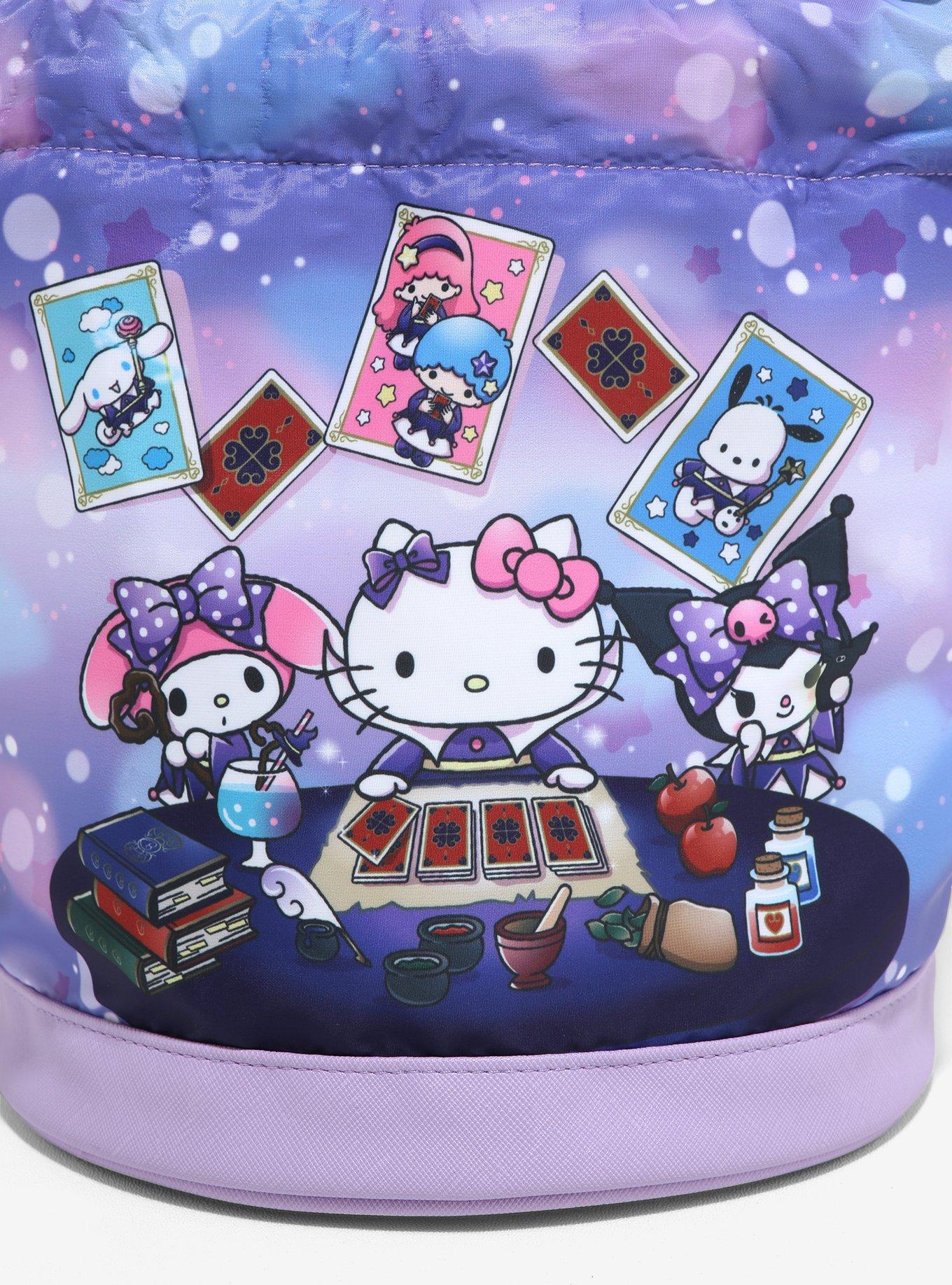 Hello Kitty And Friends Magic Card Drawstring Makeup Bag