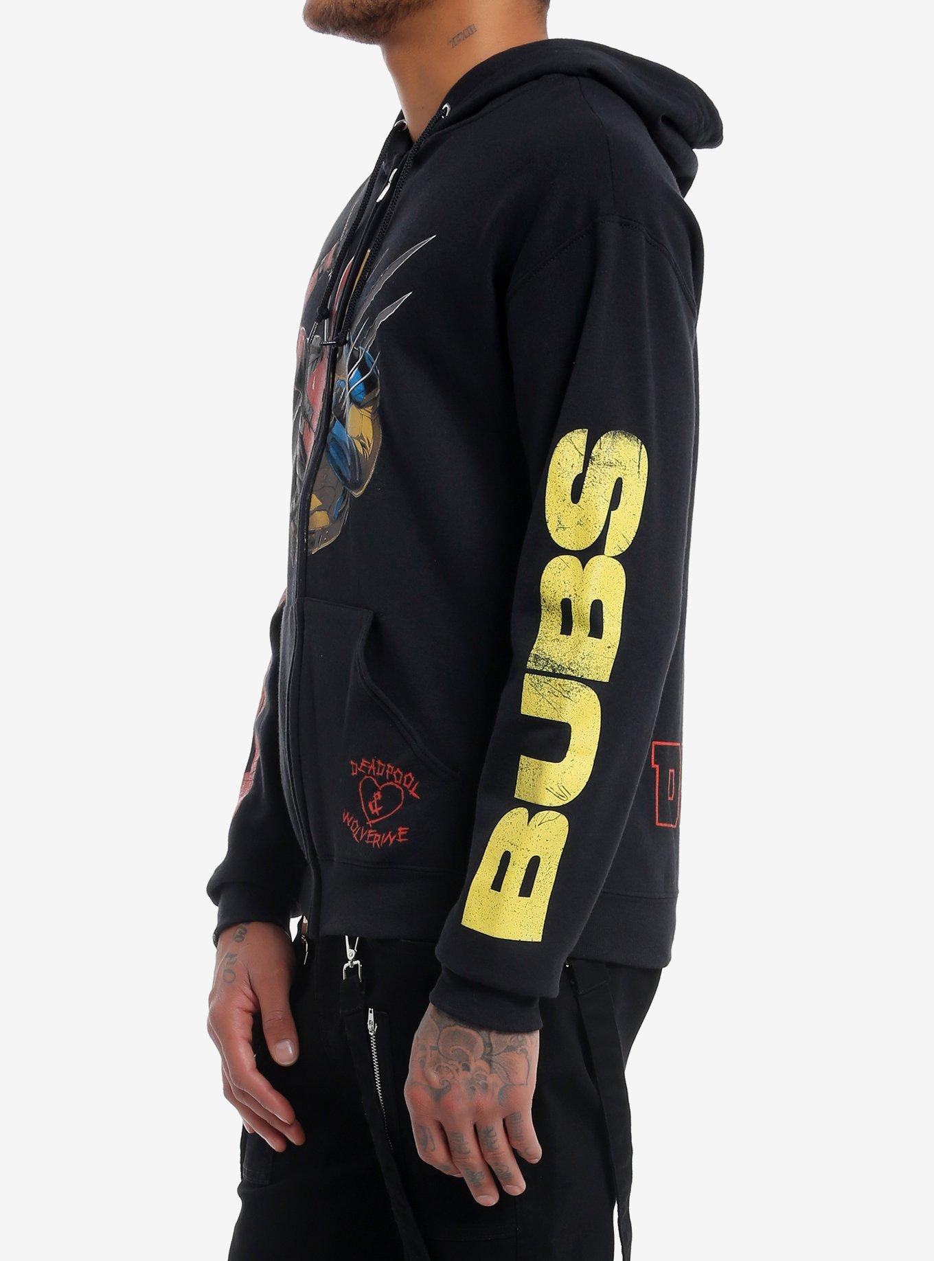 Marvel Deadpool & Wolverine Duo Split Best Bubs Hoodie, MULTI, alternate