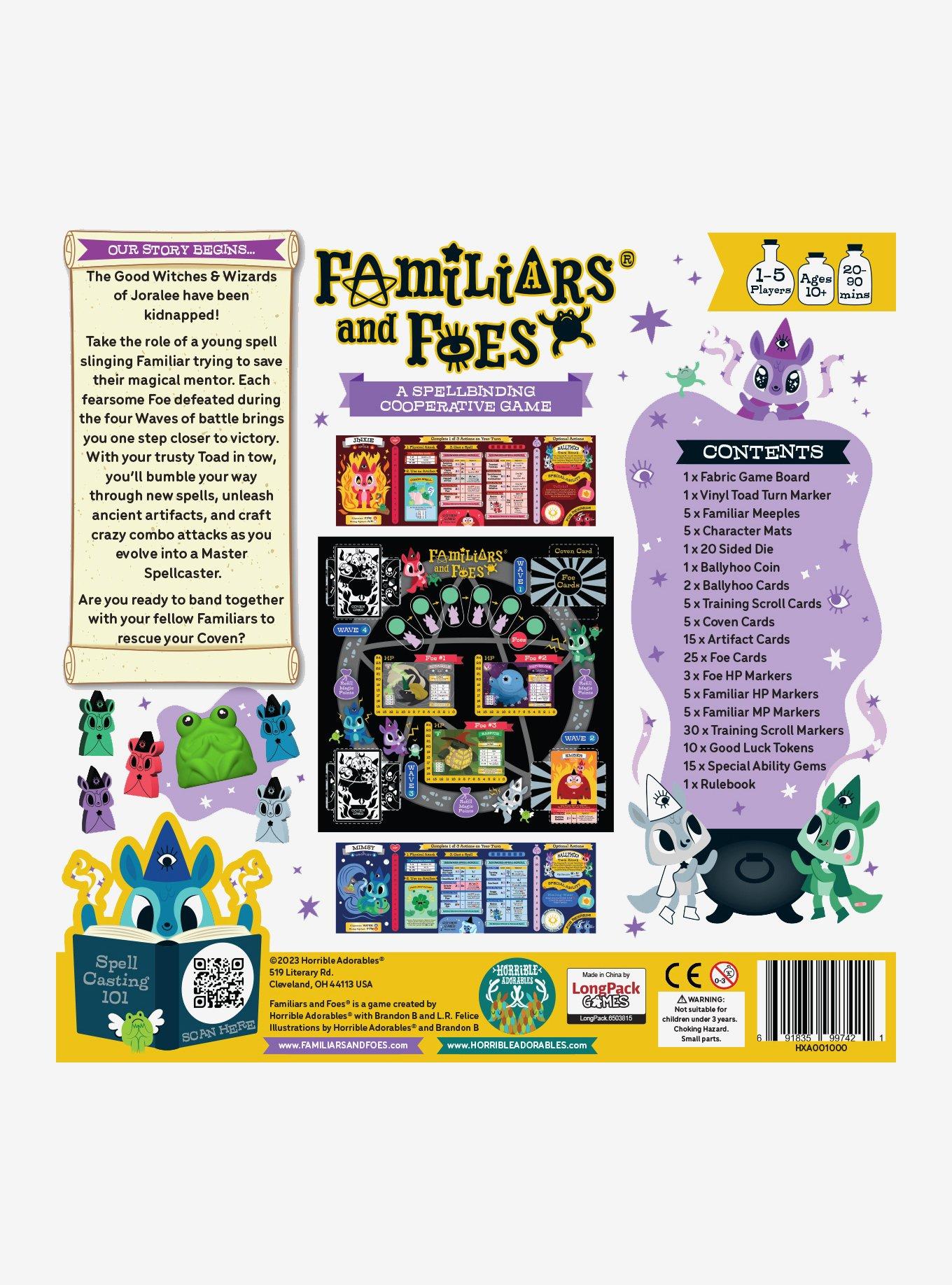 Familiars and Foes Cooperative Campaign Game by Horrible Adorables, , alternate