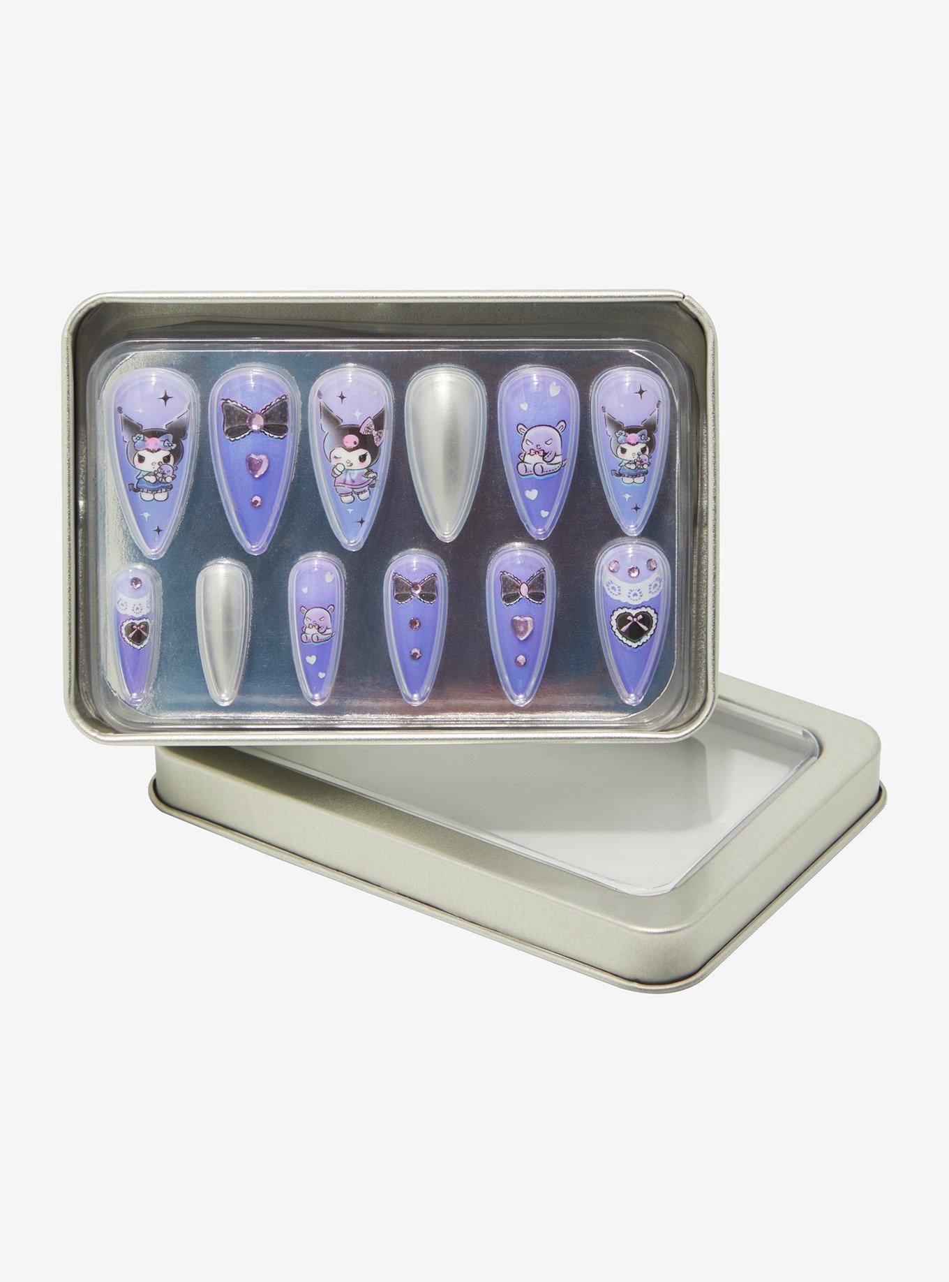 Kuromi Dress-Up Faux Nail Set, , alternate