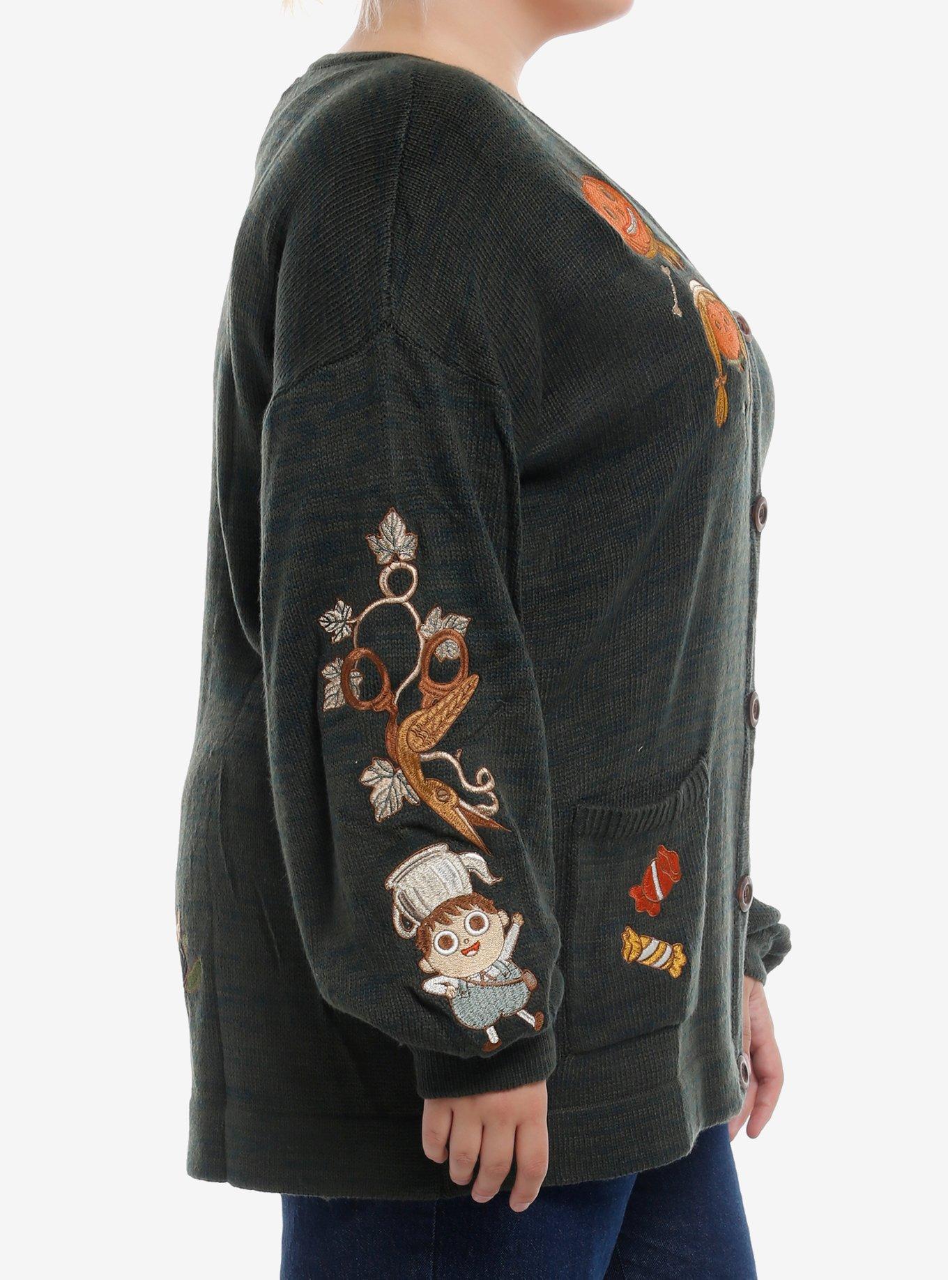 Over The Garden Wall Icons Cardigan Plus Size, MULTI, alternate