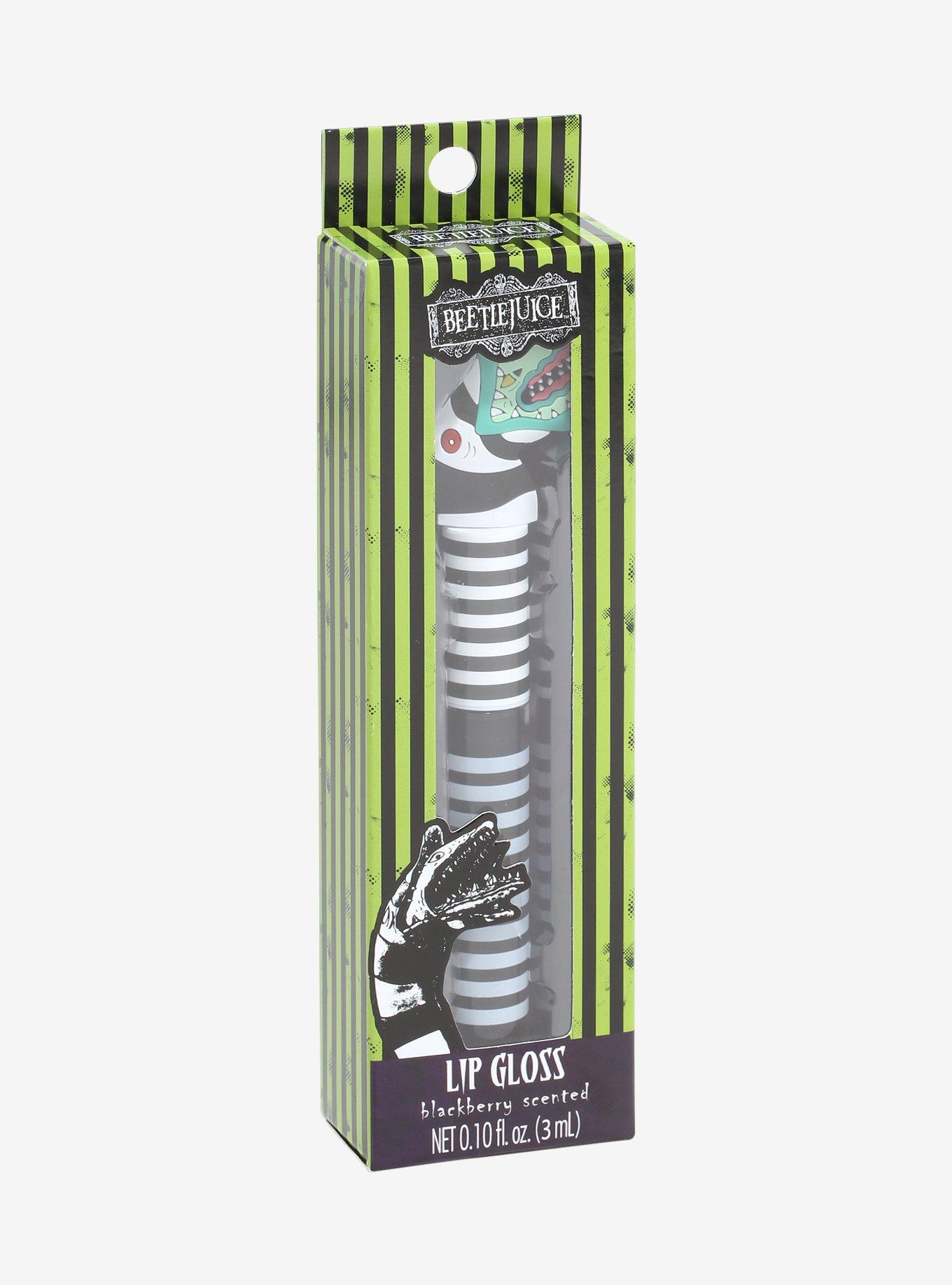 Beetlejuice Sandworm Blackberry Lip Gloss, , alternate