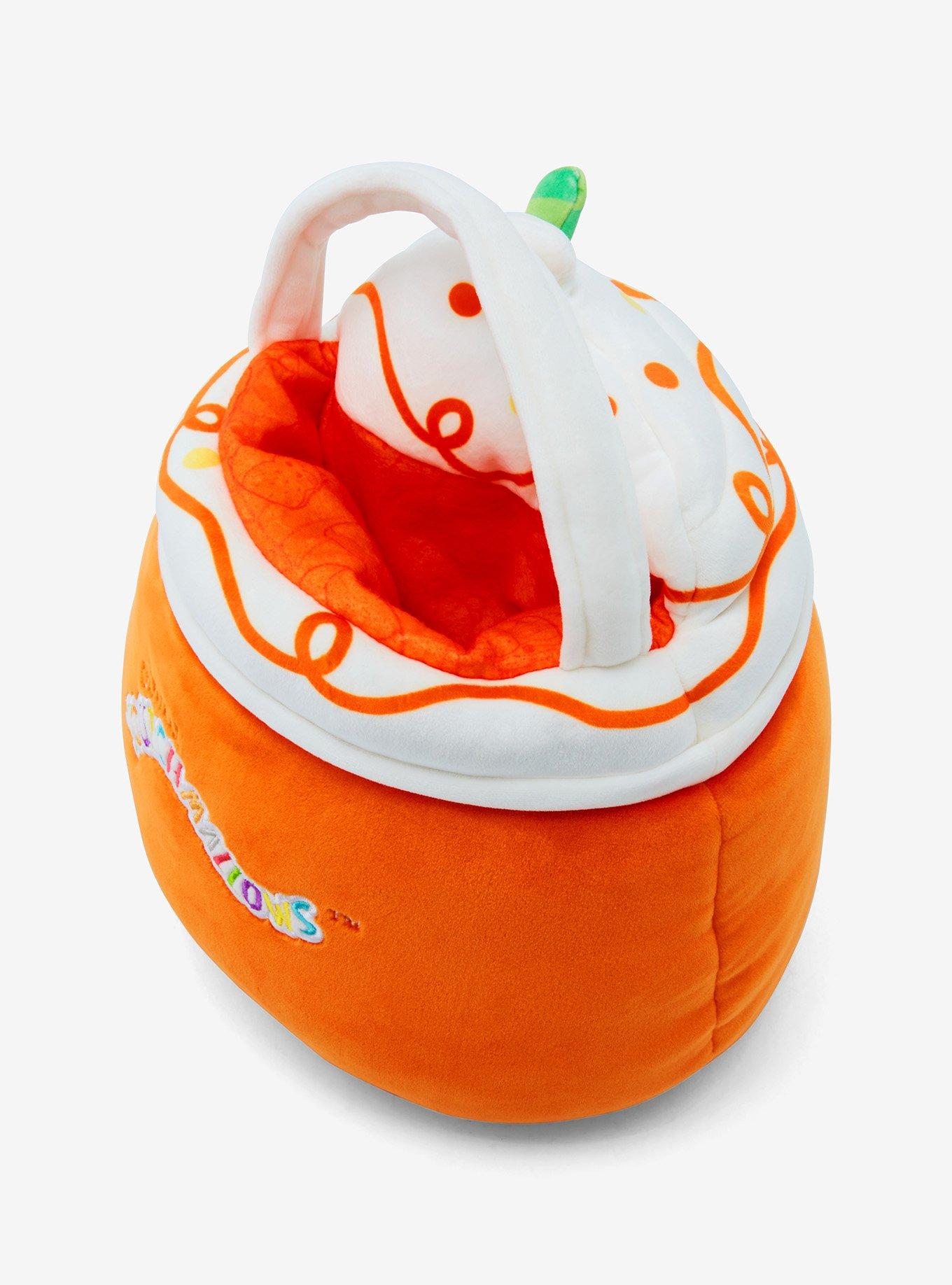 Squishmallows Lester Pumpkin Latte Plush Halloween Treat Pail, , alternate