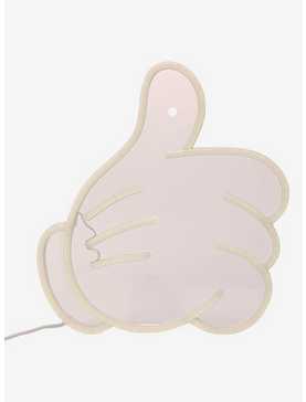 Disney Mickey Mouse Thumbs Up Outline LED Neon Sign, , hi-res