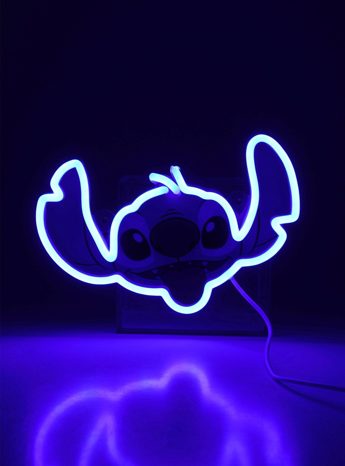 Disney Lilo & Stitch Face Outline LED Neon Sign