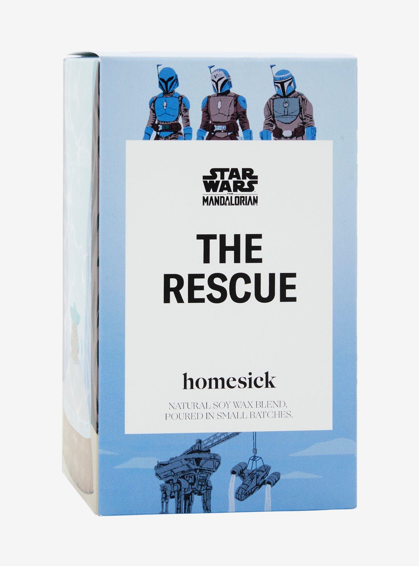 Homesick Star Wars The Mandalorian The Rescue Candle, , alternate