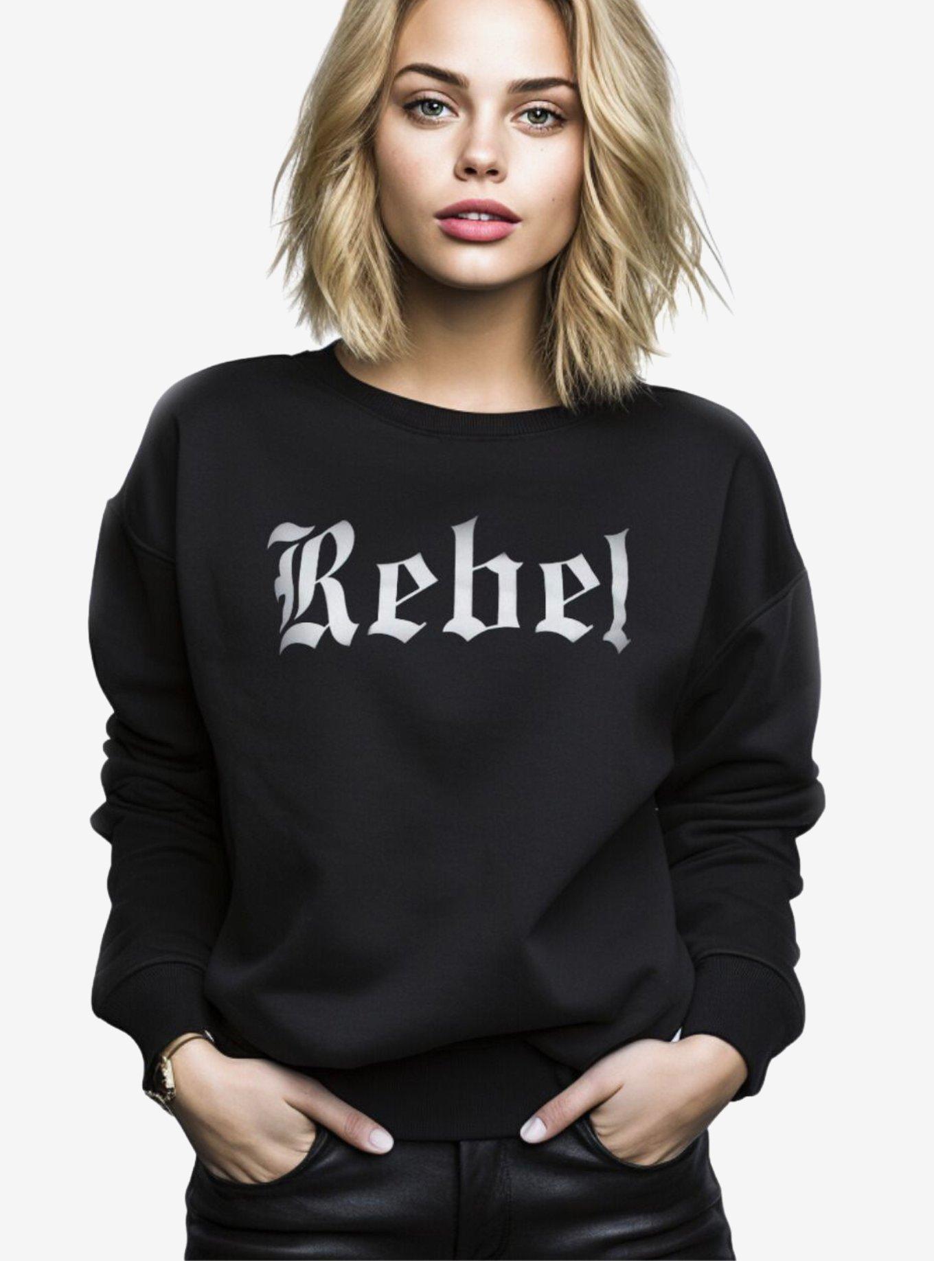 Rebel Goth Sweater, BLACK, alternate