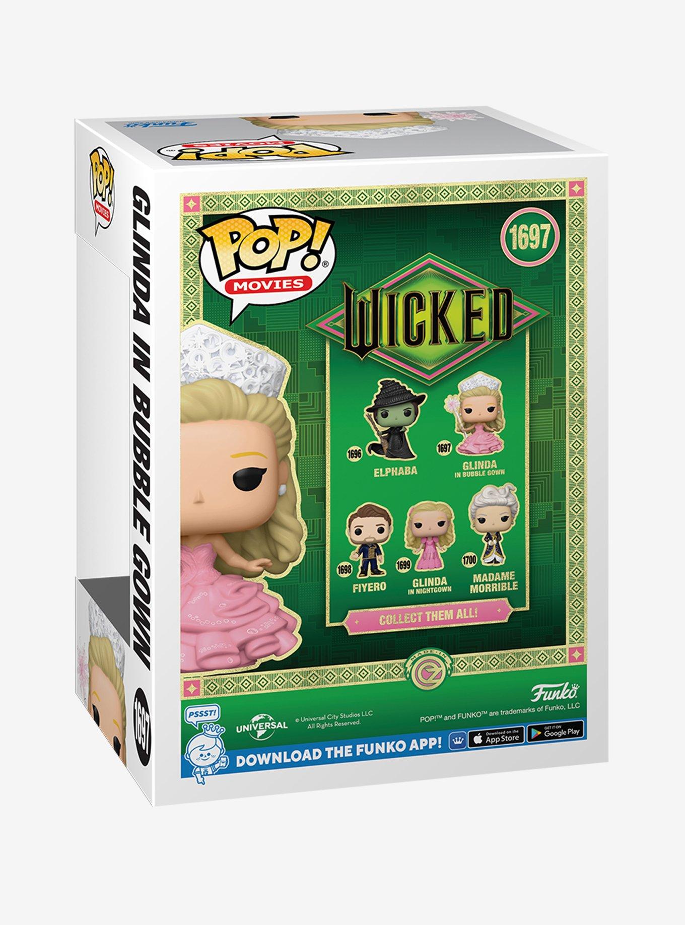 Funko Wicked Pop! Movies Glinda In Bubble Gown Vinyl Figure, , alternate