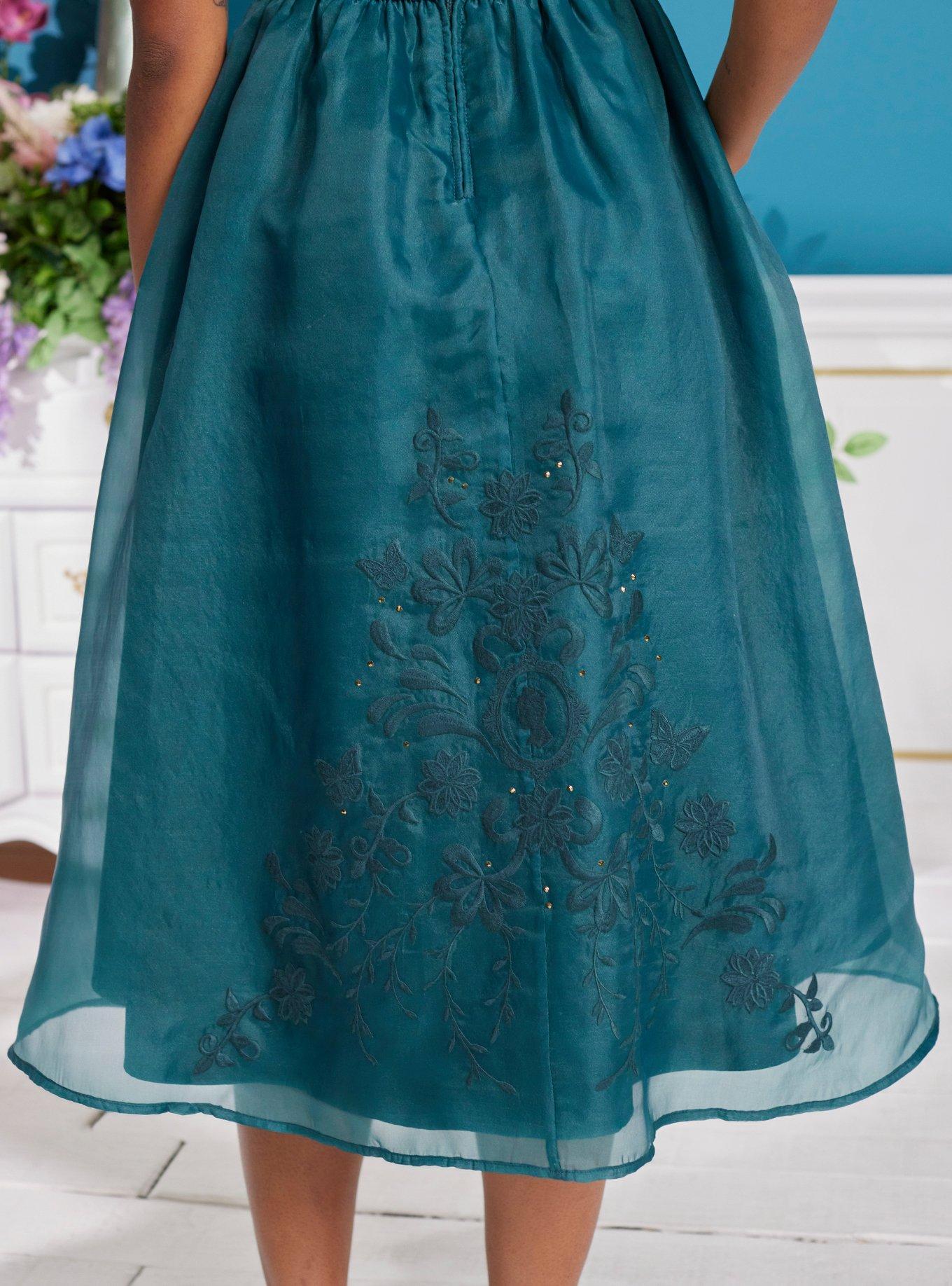 Her Universe Bridgerton Penelope Teal Dress Her Universe Exclusive, DARK TEAL, alternate