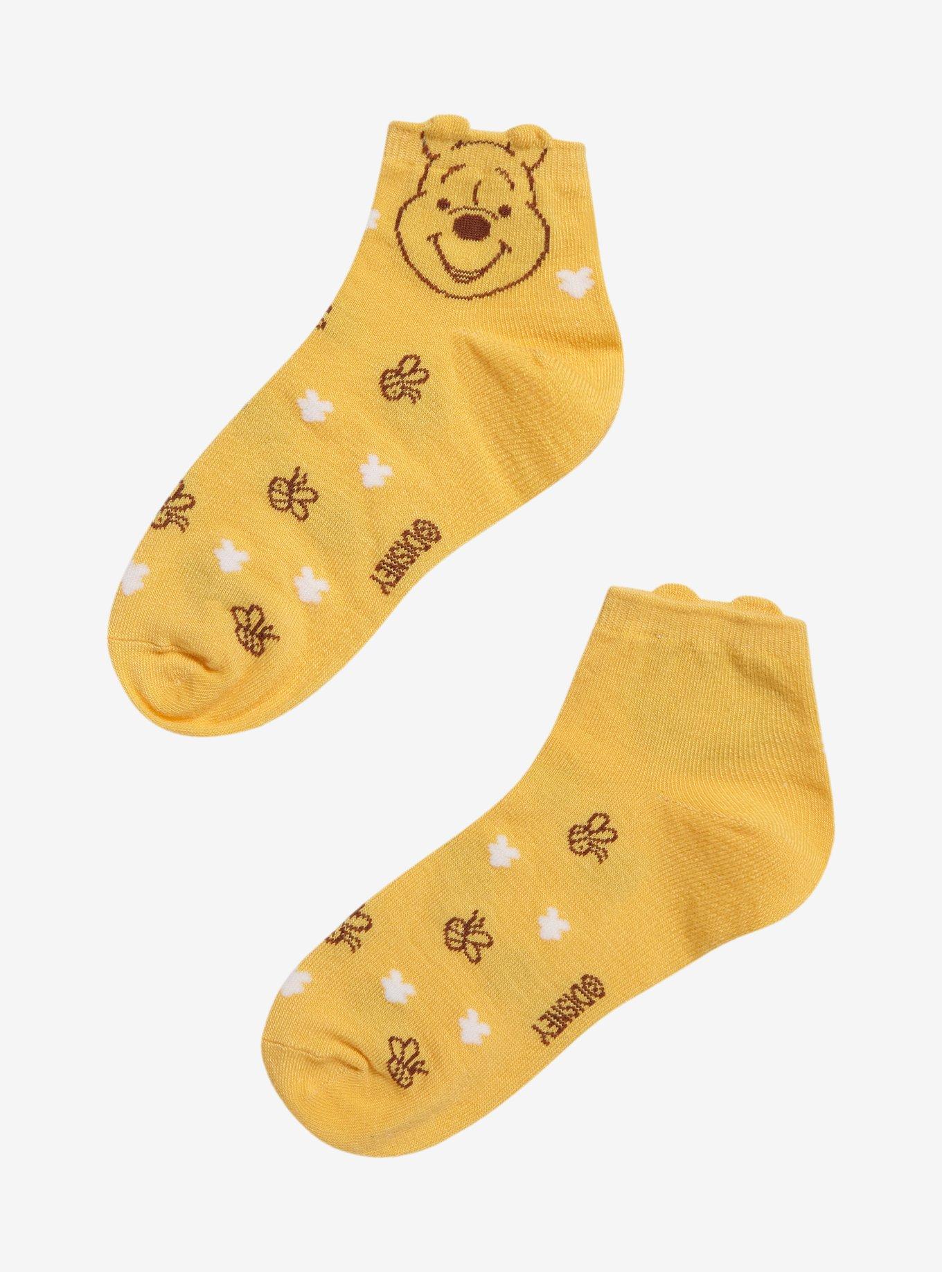 Disney Winnie The Pooh Bee Flower Ankle Socks