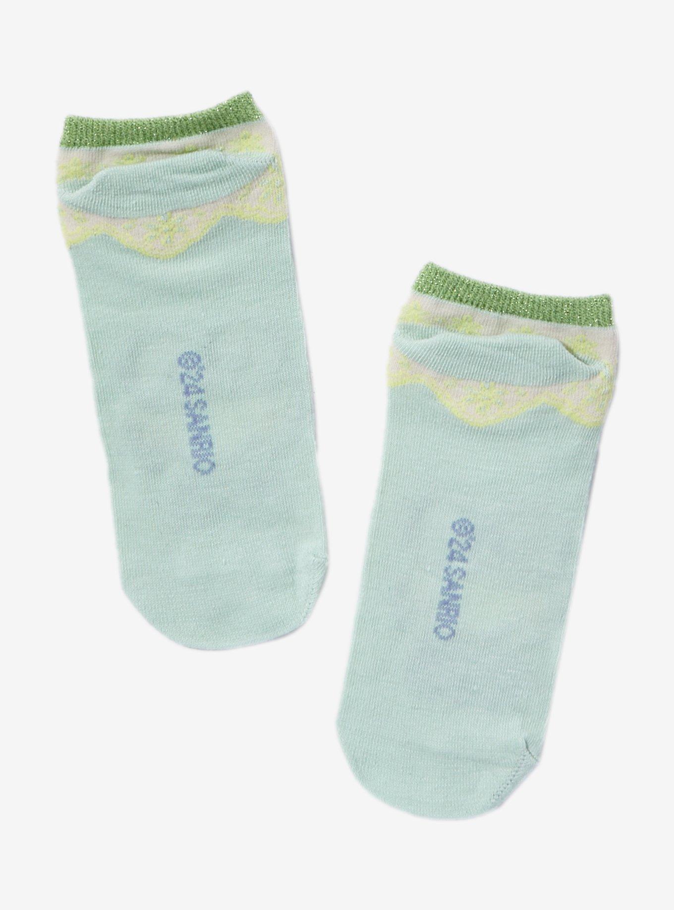 Keroppi Wagara Pastel No-Show Socks, , hi-res