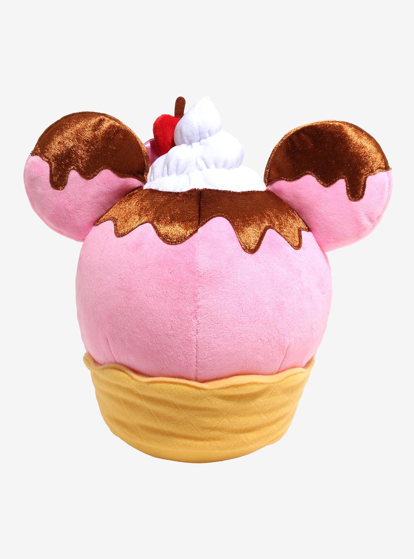 Disney Munchlings Minnie Mouse Strawberry Ice Cream 10 Inch Scented Plush, , hi-res