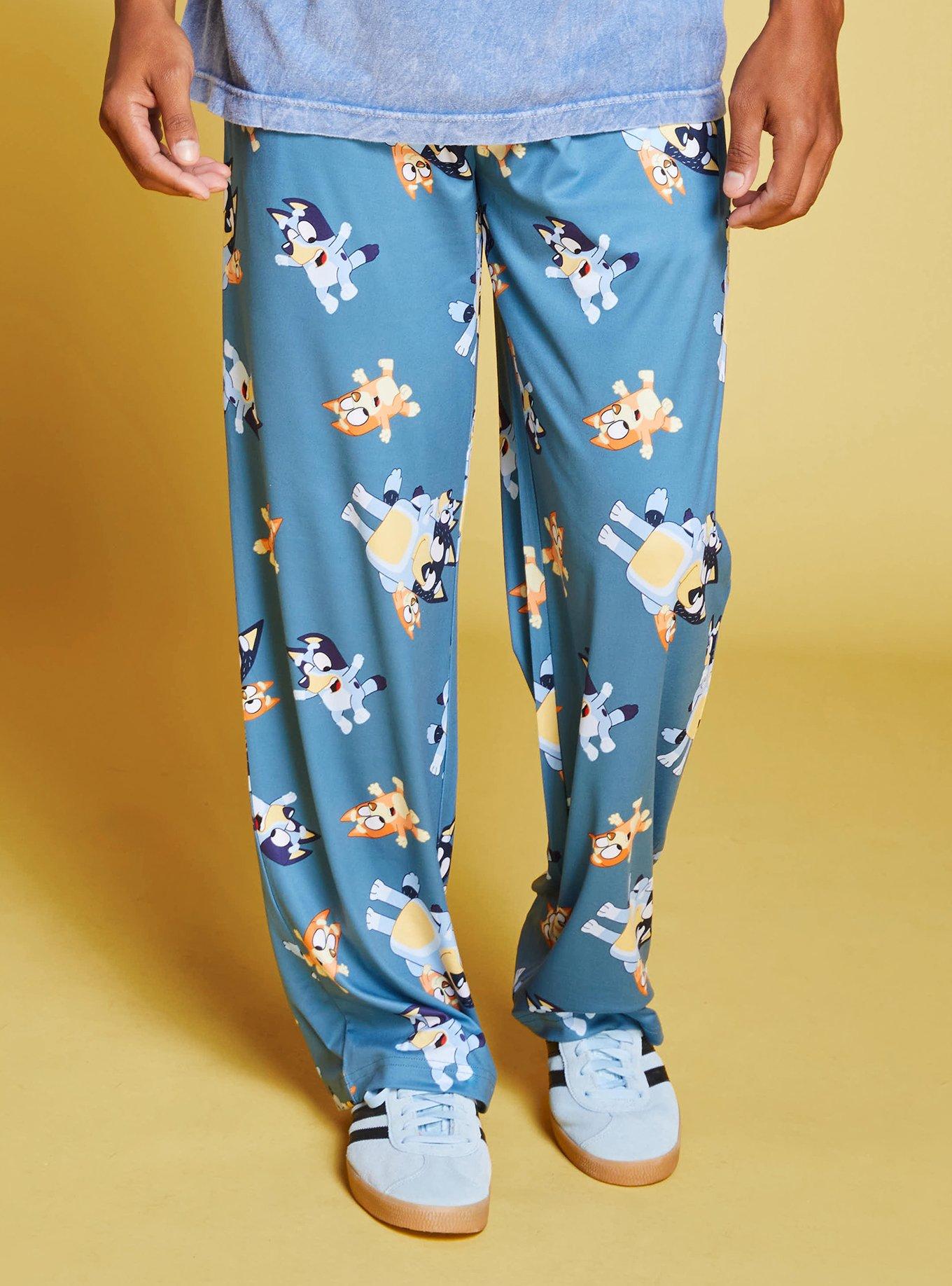 Bluey Heeler Family Dancing Allover Print Sleep Pants — BoxLunch Exclusive