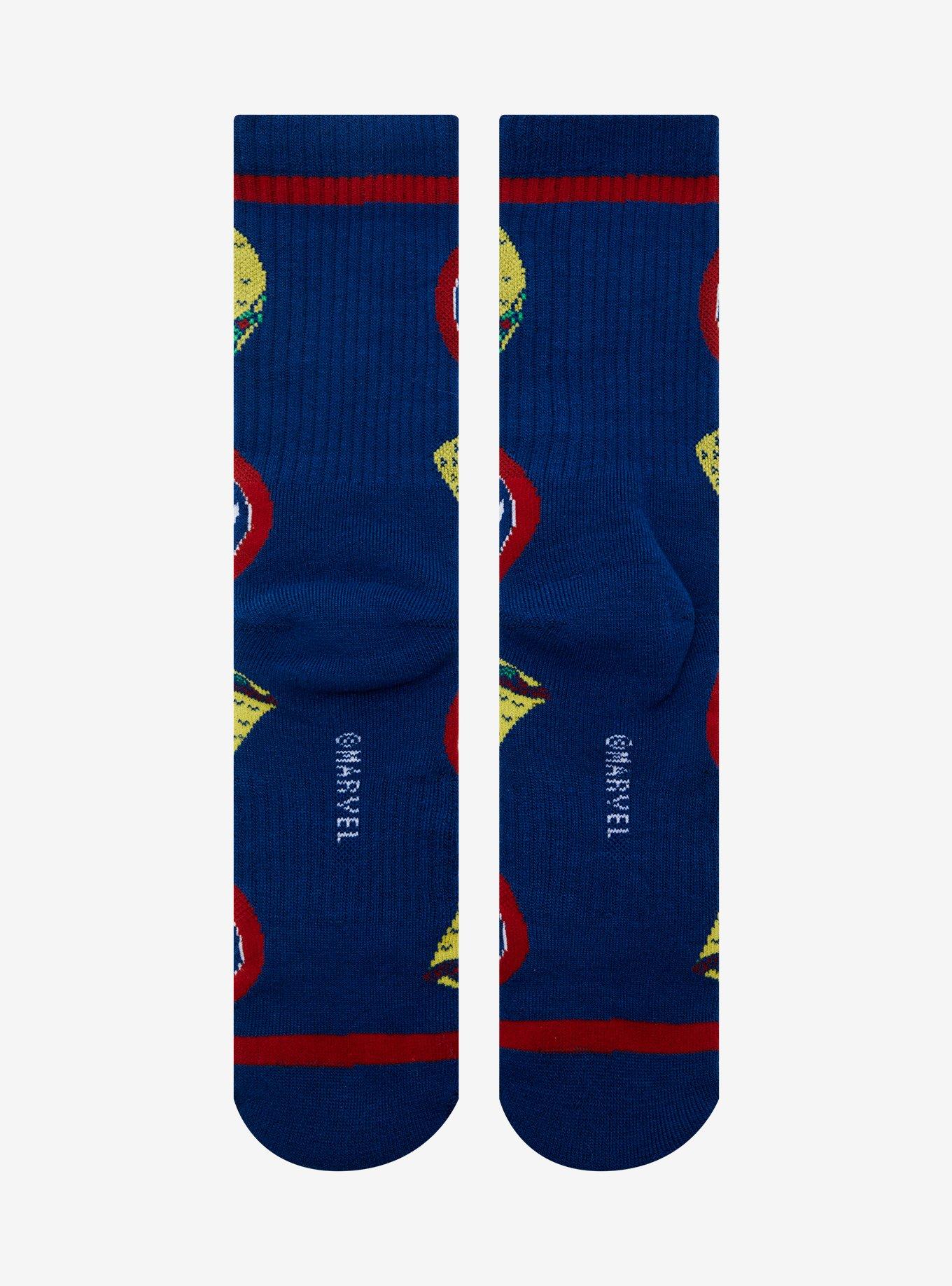 Marvel Deadpool Allover Print Crew Socks — BoxLunch Exclusive