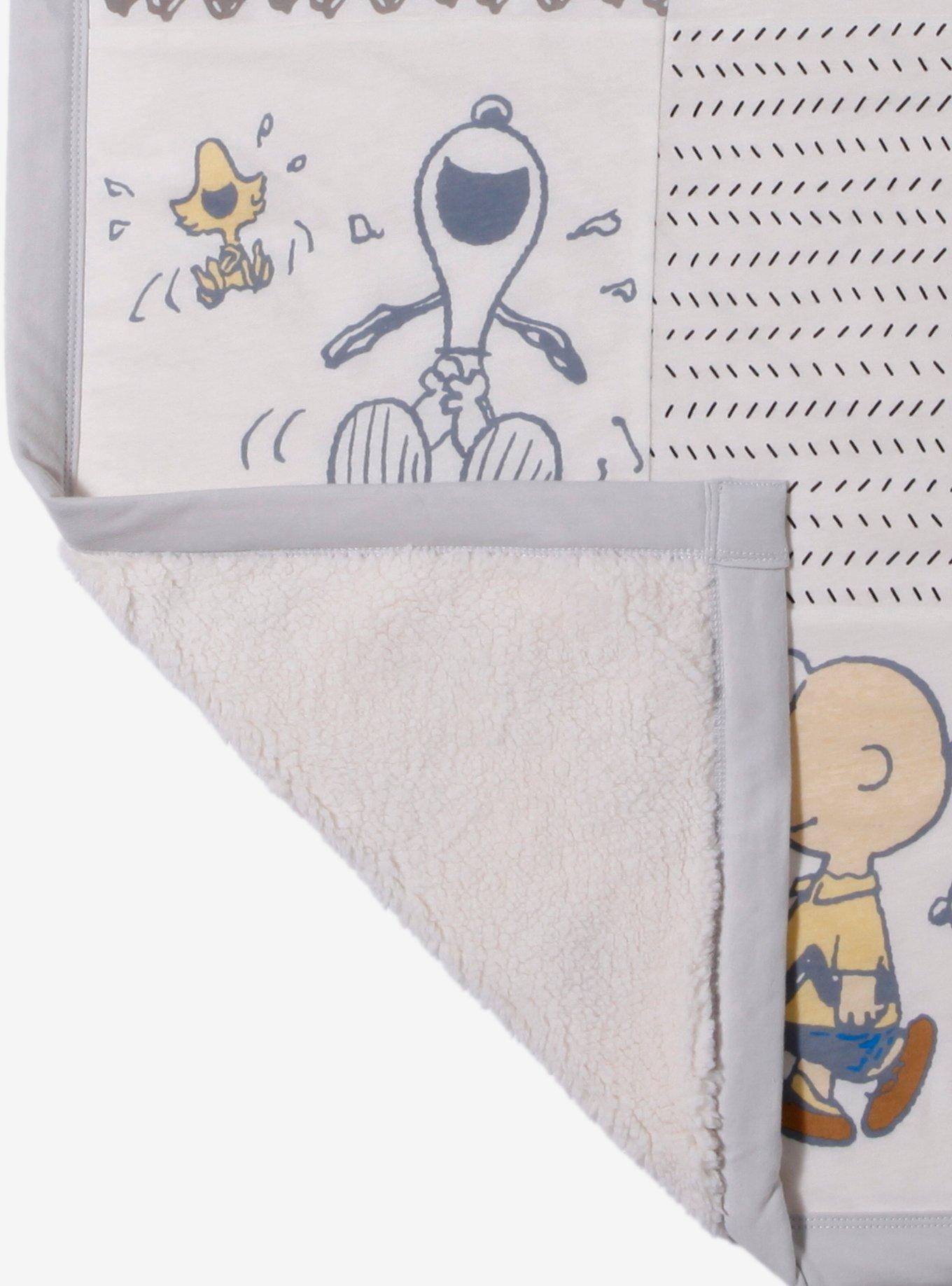 Peanuts Snoopy & Friends Squares Baby Blanket, , alternate