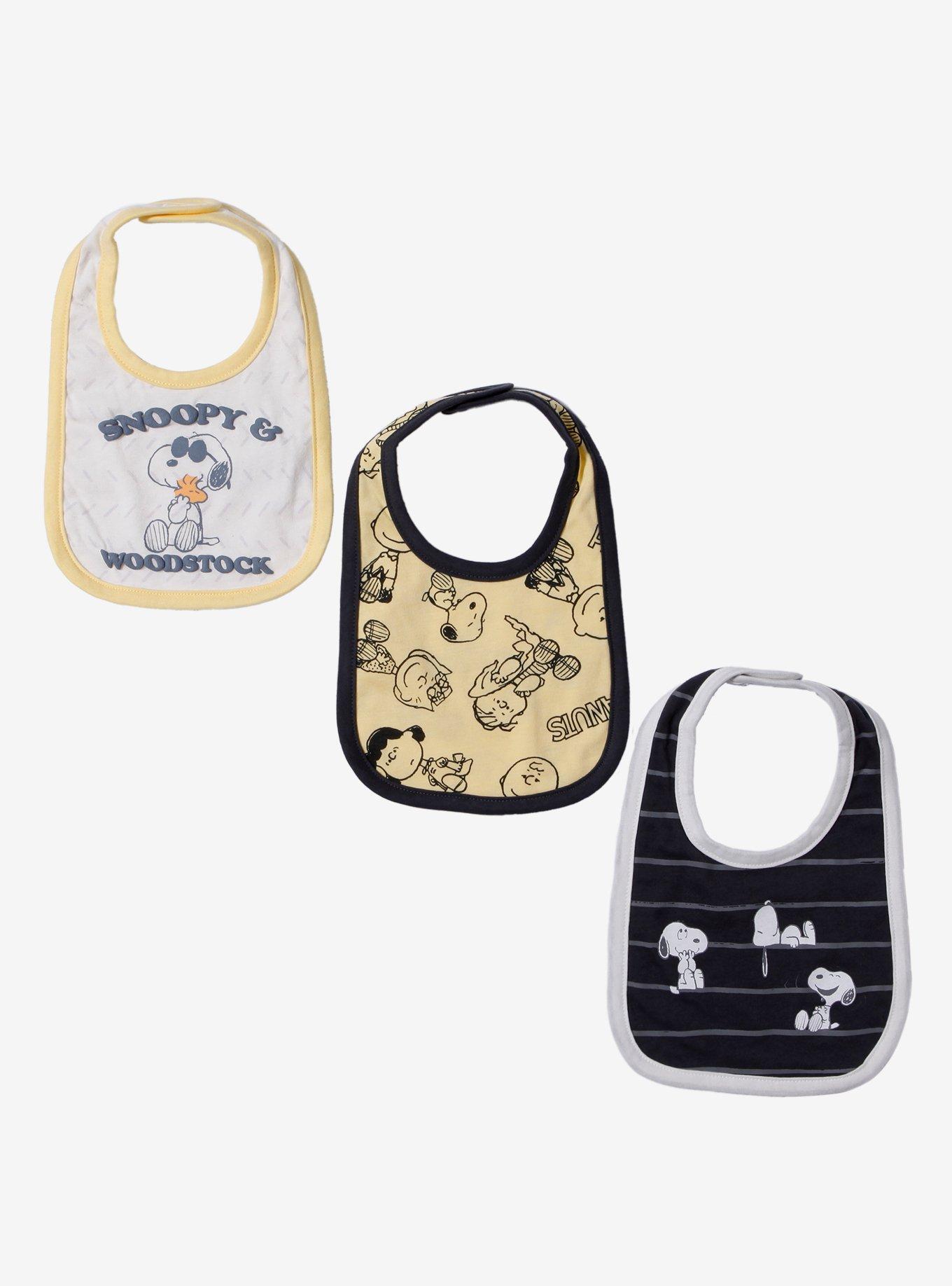 Peanuts Snoopy & Woodstock Bib Set, , hi-res