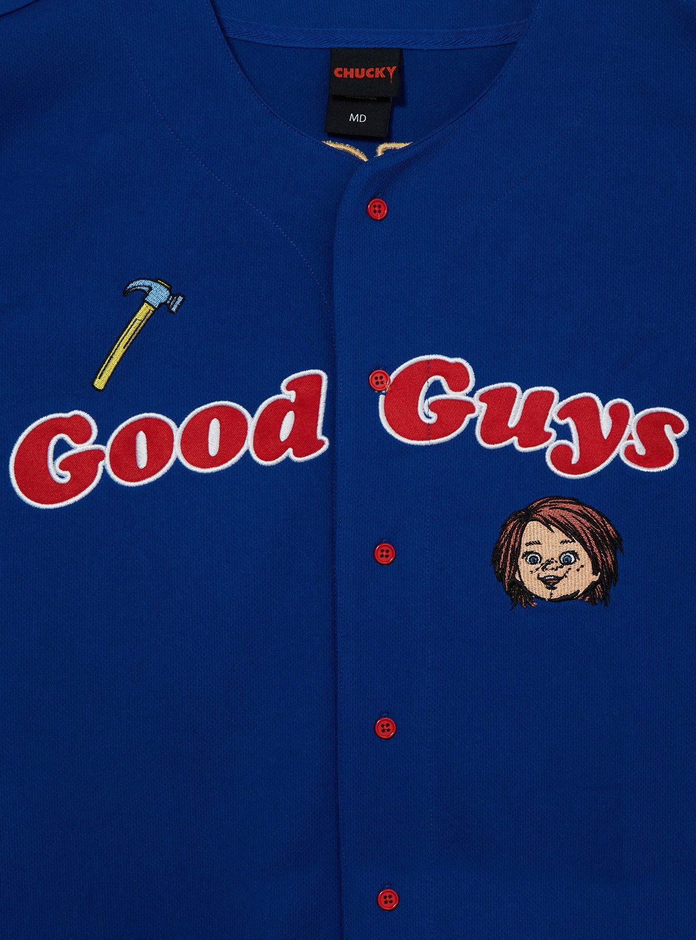 Child's Play Chucky Baseball Jersey - BoxLunch Exclusive, BLUE  RED, alternate