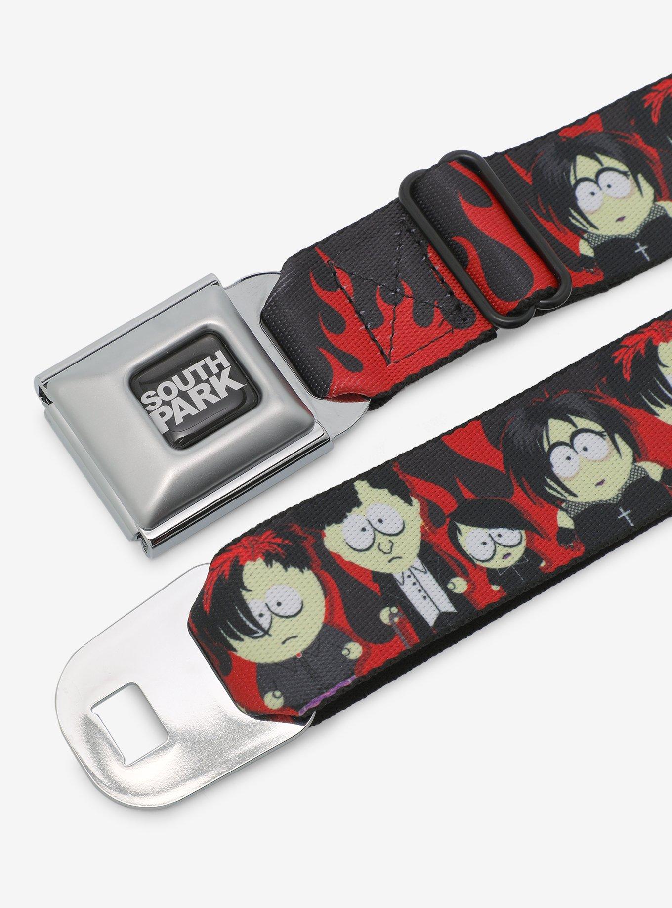 South Park Goth Kids Seatbelt Belt, , alternate