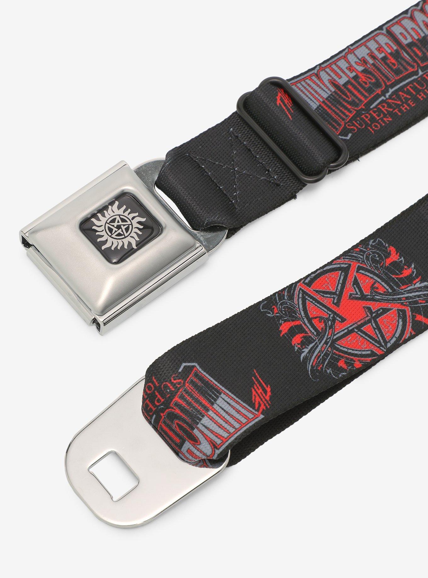 Supernatural Winchester Brothers Seatbelt Belt, , hi-res