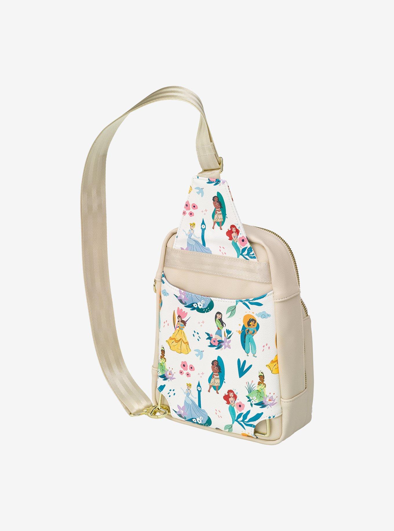 Petunia Pickle Disney Princess Allover Print Sling Bag, , alternate