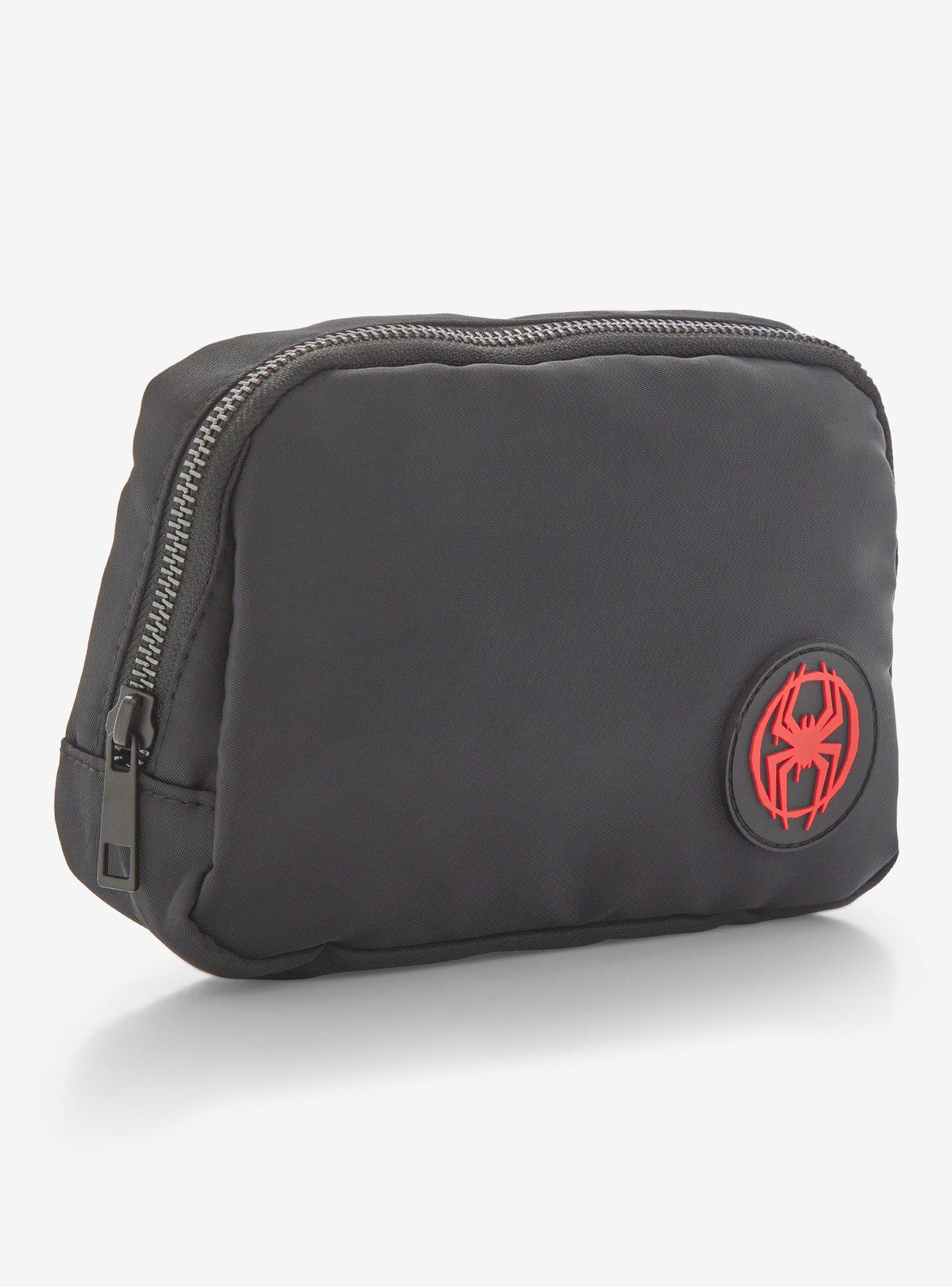 Marvel Spider-Man Nylon Black Belt Bag — BoxLunch Exclusive, , hi-res