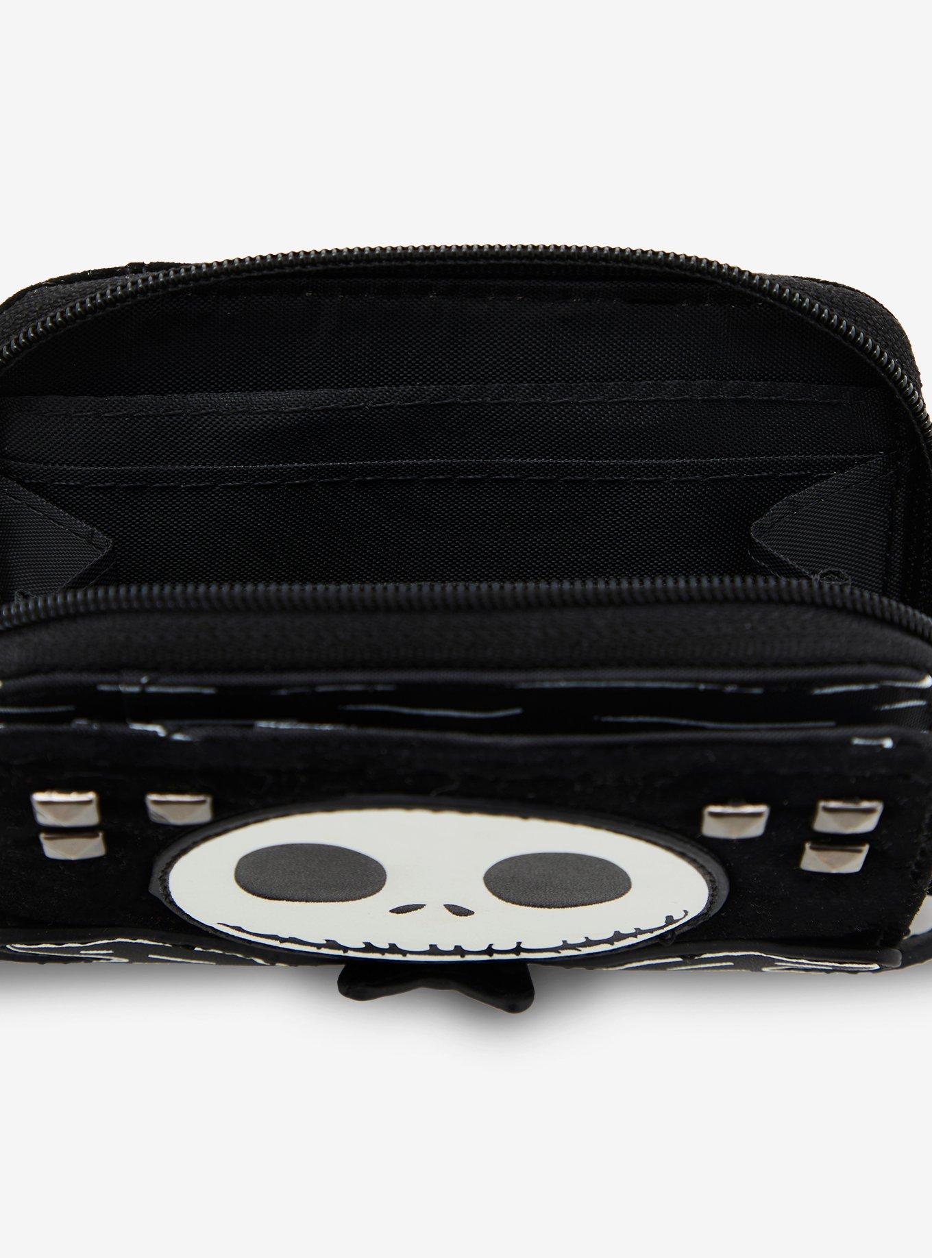 Disney The Nightmare Before Christmas Jack Skellington Glow-in-the-Dark Small Zip Wallet - BoxLunch Exclusive