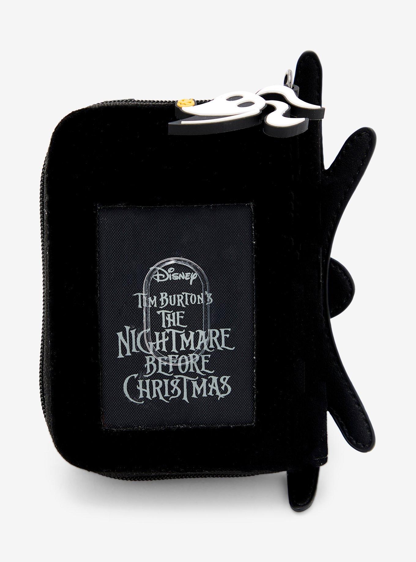 Disney The Nightmare Before Christmas Jack Skellington Glow-in-the-Dark Small Zip Wallet - BoxLunch Exclusive, , alternate