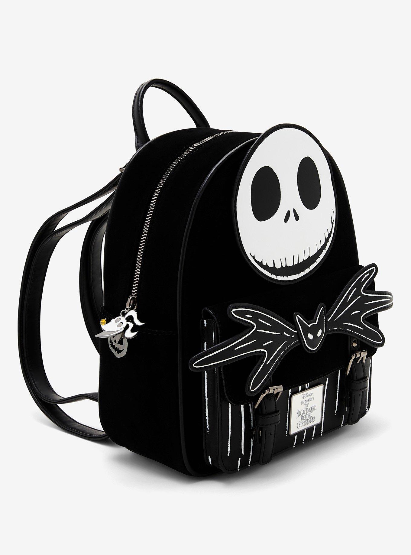 Disney The Nightmare Before Christmas Jack Skellington Glow-in-the-Dark Mini Backpack - BoxLunch Exclusive, , alternate