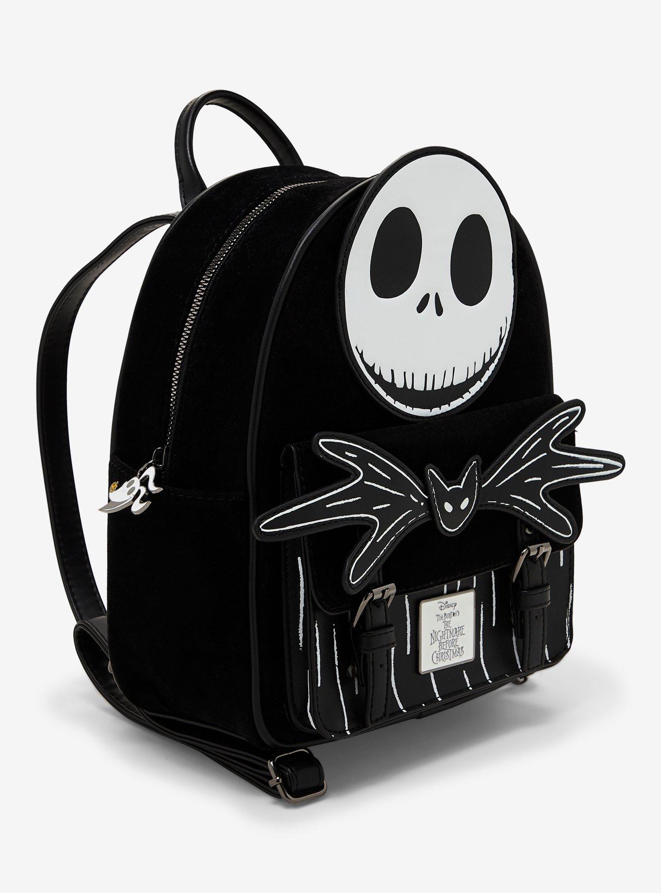 Disney The Nightmare Before Christmas Jack Skellington Glow-in-the-Dark Mini Backpack - BoxLunch Exclusive, , hi-res