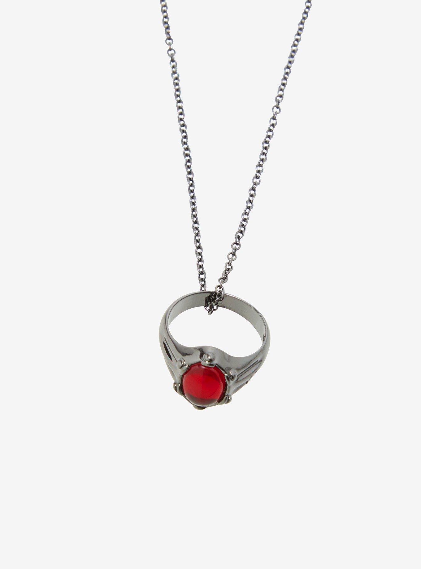 Beetlejuice Beetlejuice Wedding Rings Necklace Set, , alternate