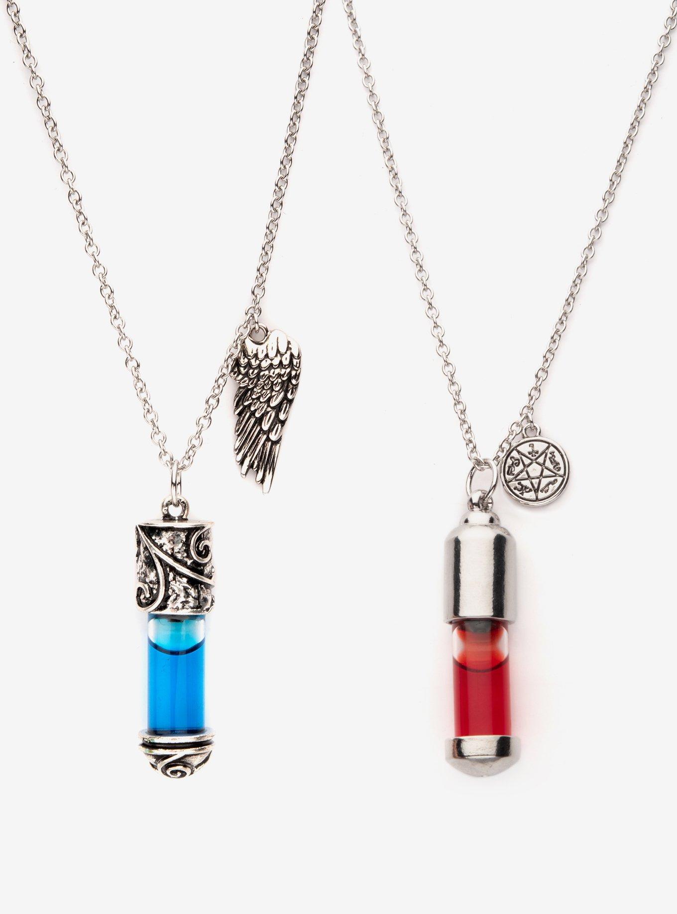 Supernatural Grace Vial Best Friend Necklace Set, , alternate