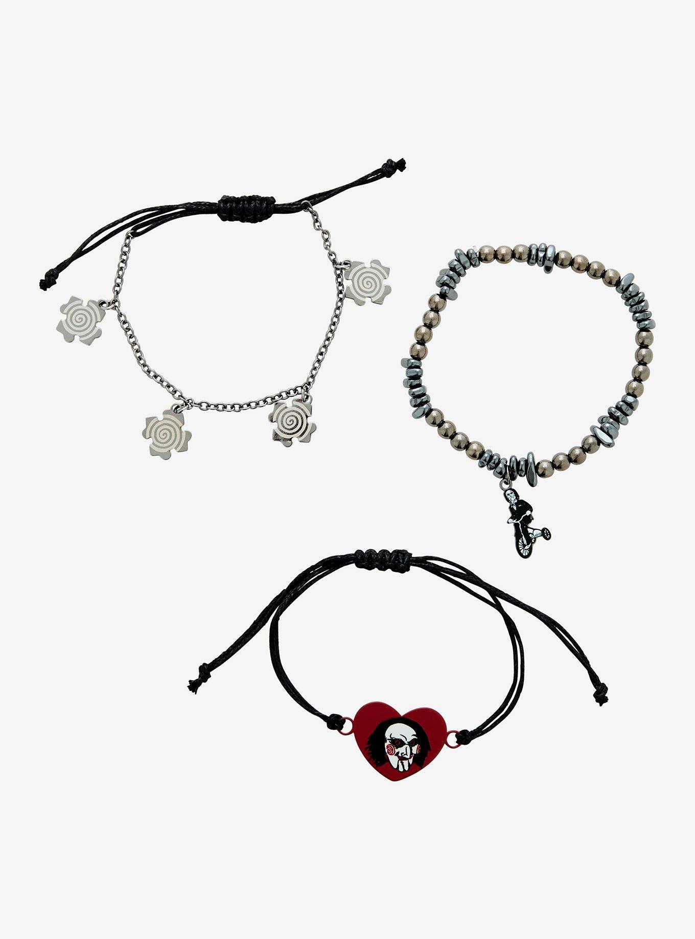 Saw Jigsaw Bracelet Set, , alternate