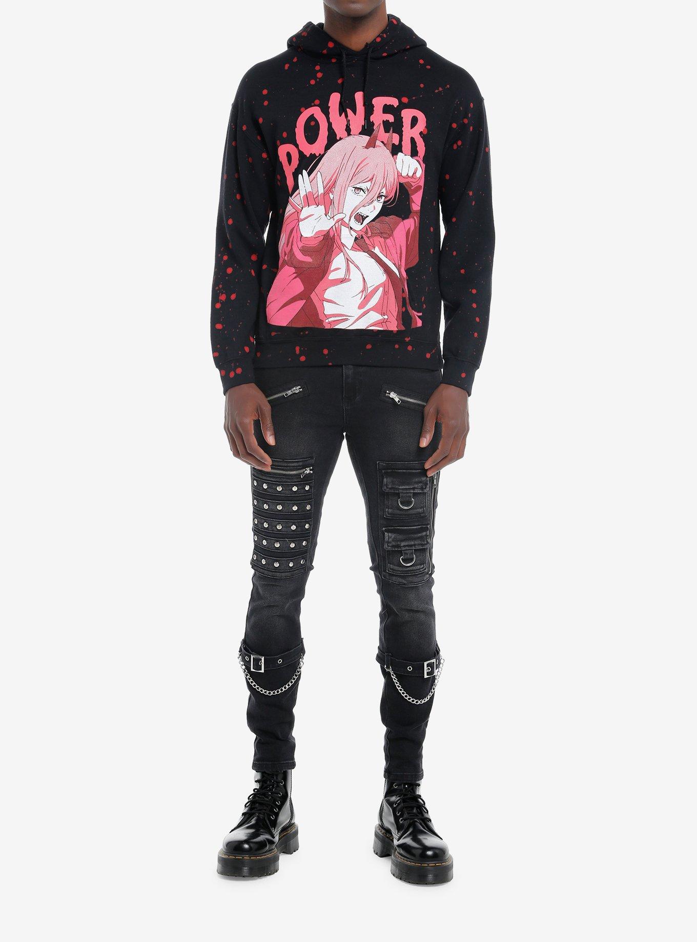 Chainsaw Man Power Splatter Hoodie, , hi-res