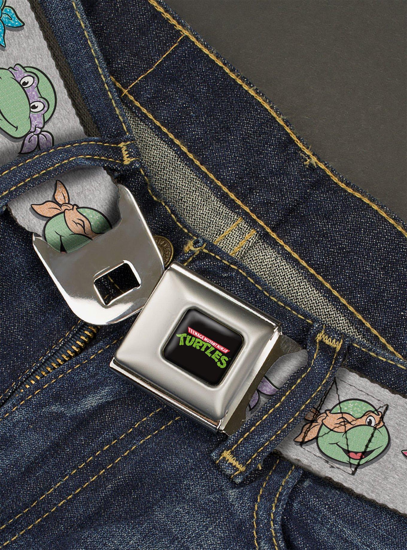Teenage Mutant Ninja Turtles Expressions Seatbelt Belt, GREY, alternate
