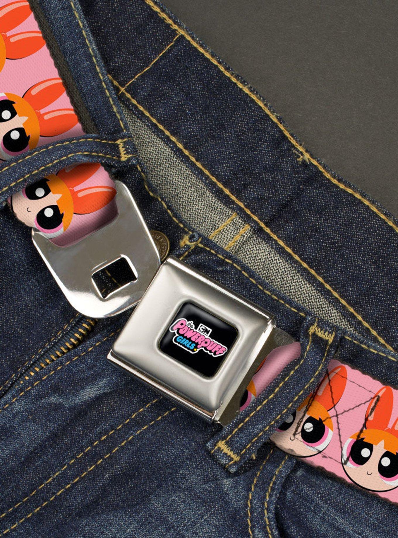 The Powerpuff Girls Blossom Face Close Up Seatbelt Belt, , hi-res