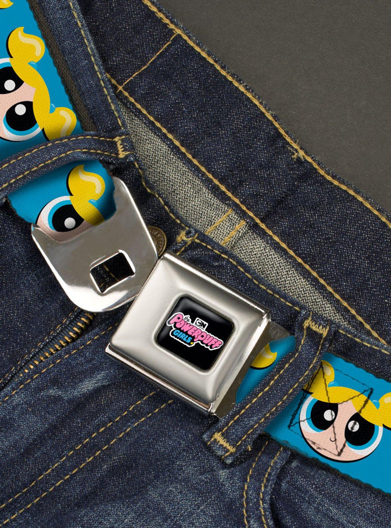 The Powerpuff Girls Bubbles Face Close Up Seatbelt Belt, , hi-res