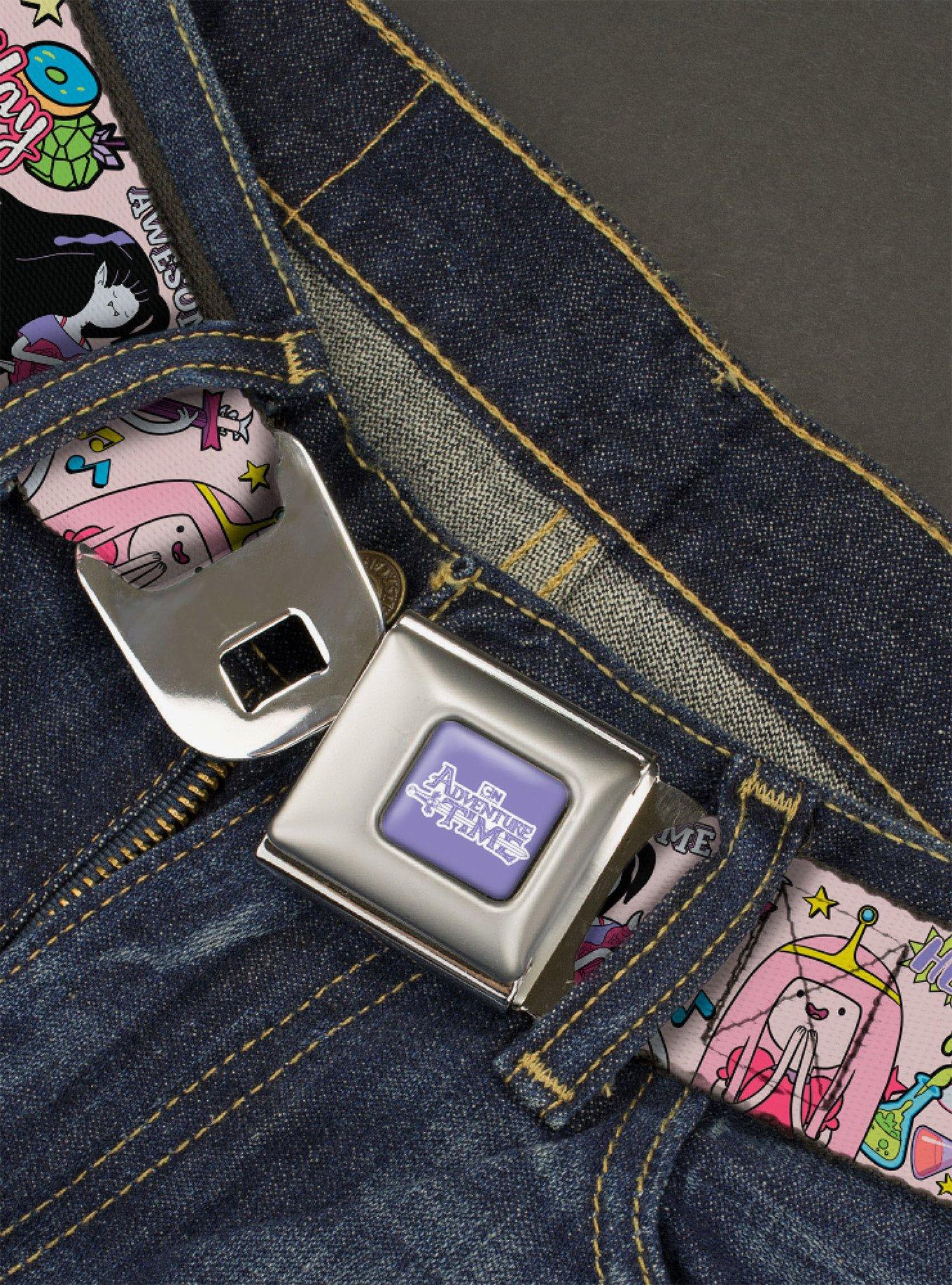 Adventure Time Marceline And Princess Bubblegum Collage Seatbelt Belt, , hi-res