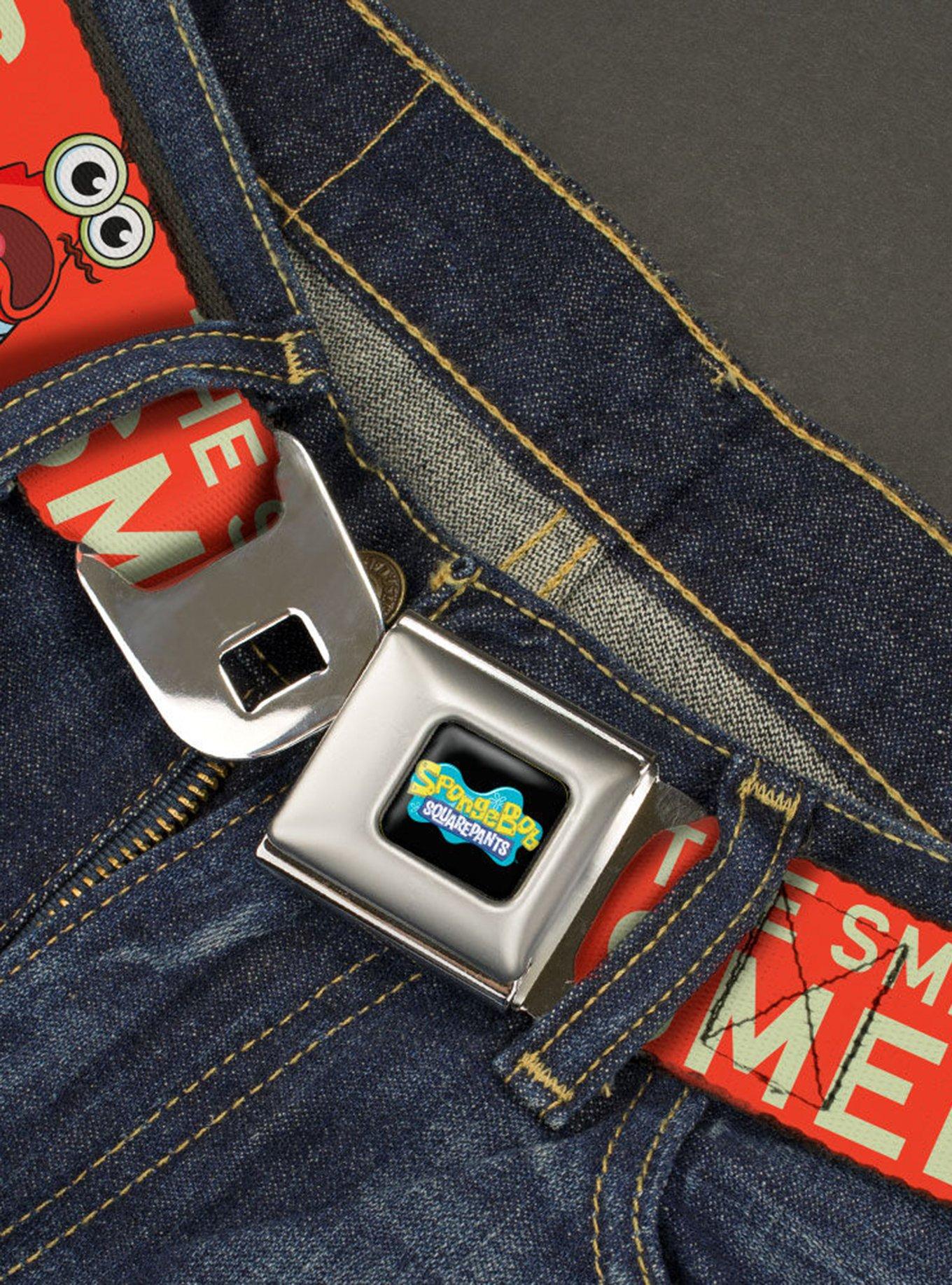 SpongeBob SquarePants Mr Krabs The Smelly Smell That Smells Pose Seatbelt Belt, ORANGE, alternate