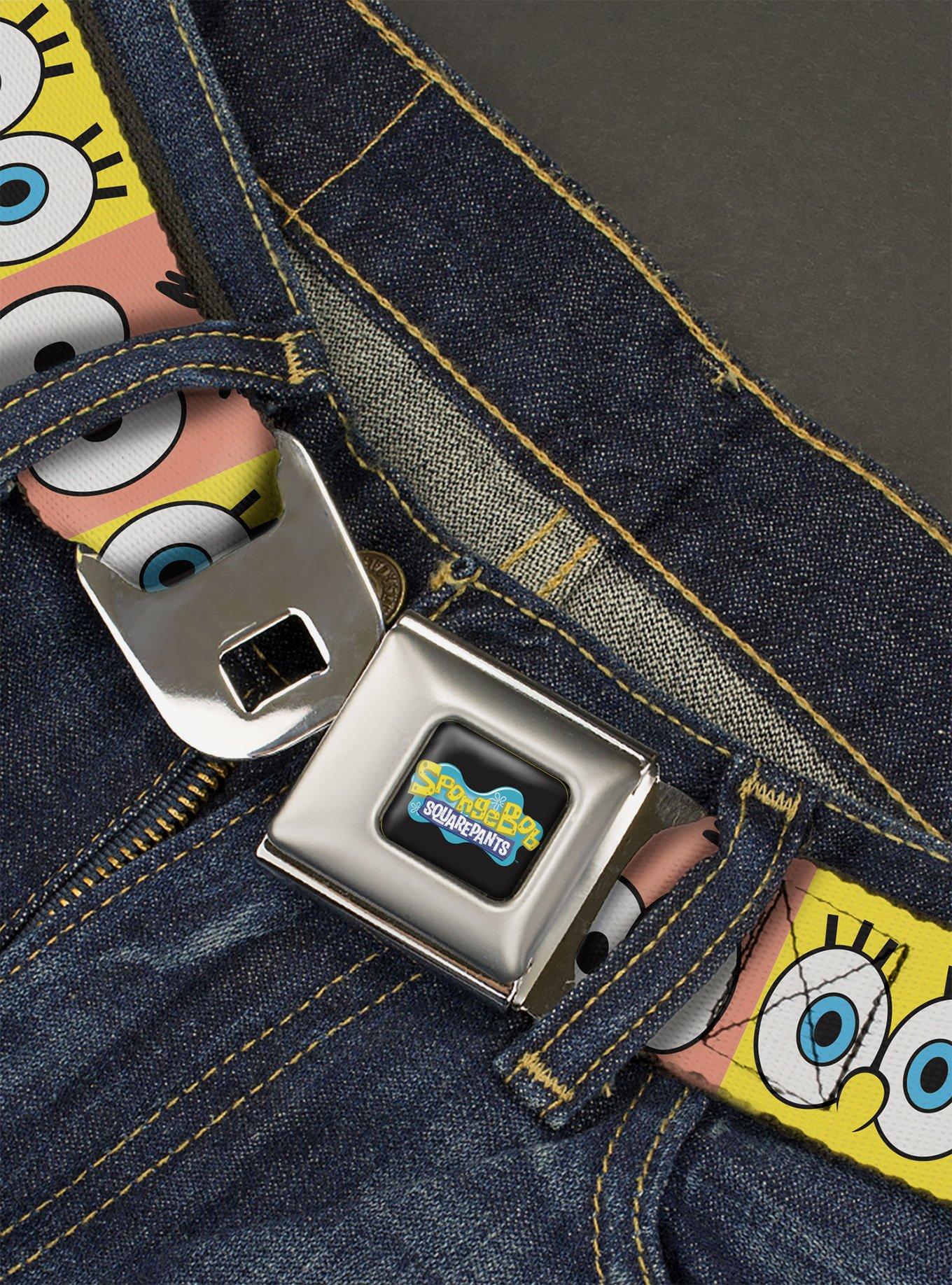 SpongeBob SquarePants And Patrick Eye Blocks Seatbelt Belt